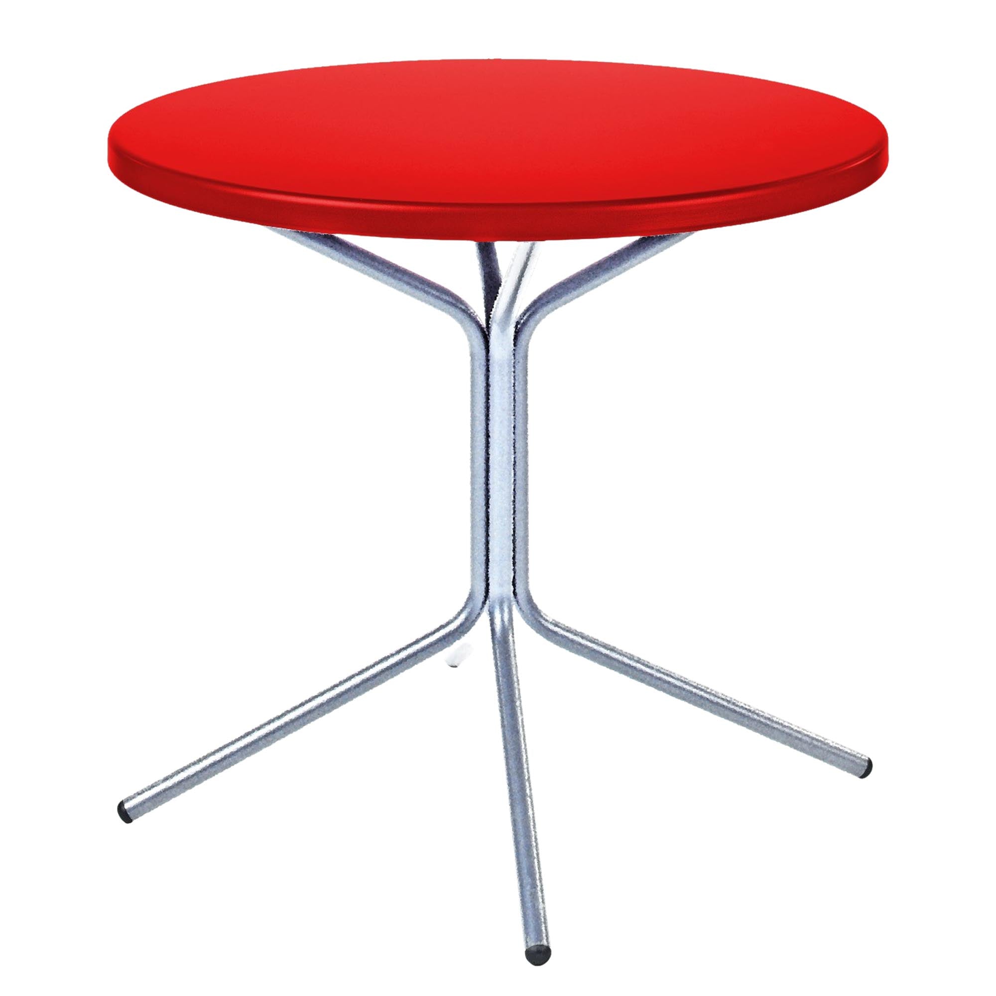 PIX Metall-Beistelltisch Outdoor ø54 / 54 in Rot / Feuerverzinkt präsentiert im Onlineshop von KAQTU Design AG. Beistelltisch Outdoor ist von Schaffner