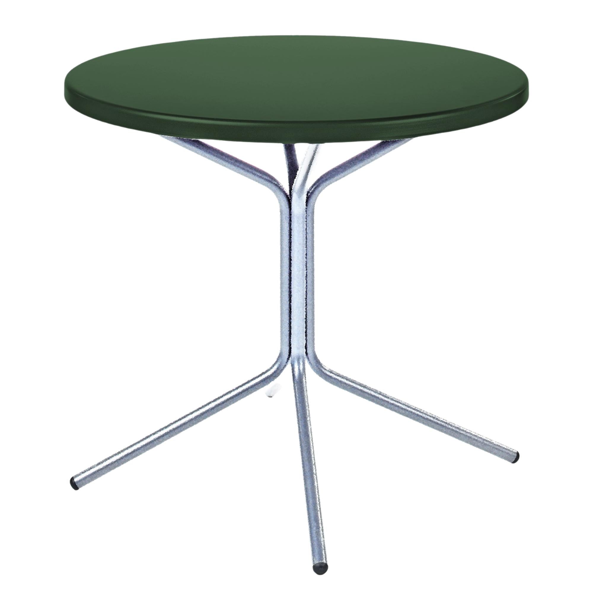 PIX Metall-Beistelltisch Outdoor ø54 / 54 in Tannengrün / Feuerverzinkt präsentiert im Onlineshop von KAQTU Design AG. Beistelltisch Outdoor ist von Schaffner