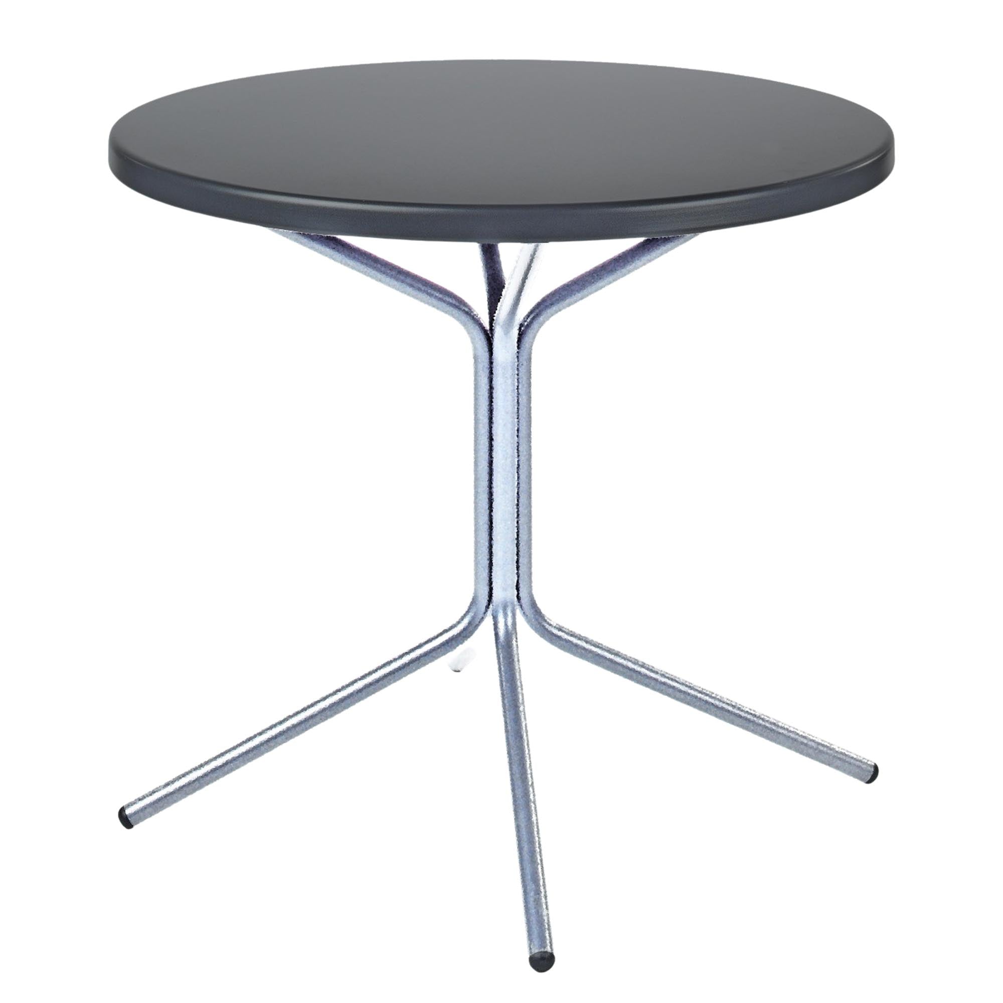 Eleganter PIX Metall-Beistelltisch mit einem Durchmesser von 54 cm, ideal für den Außenbereich. Robust und modern, perfekt für entspannte Stunden im Freien.