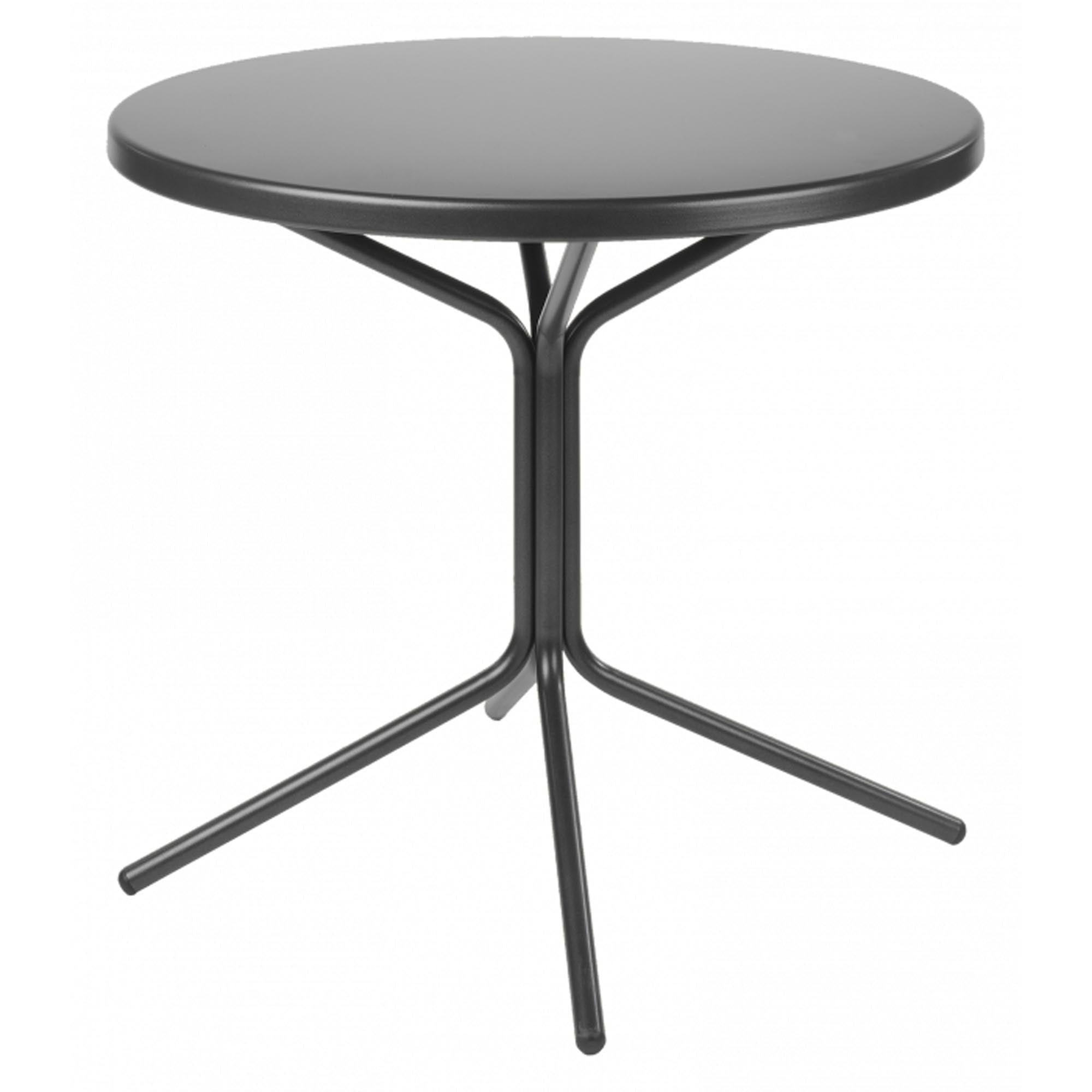 Moderner PIX Metall-Beistelltisch für den Außenbereich, Ø54 cm, ideal für stilvolle Akzente im Garten oder auf der Terrasse.
