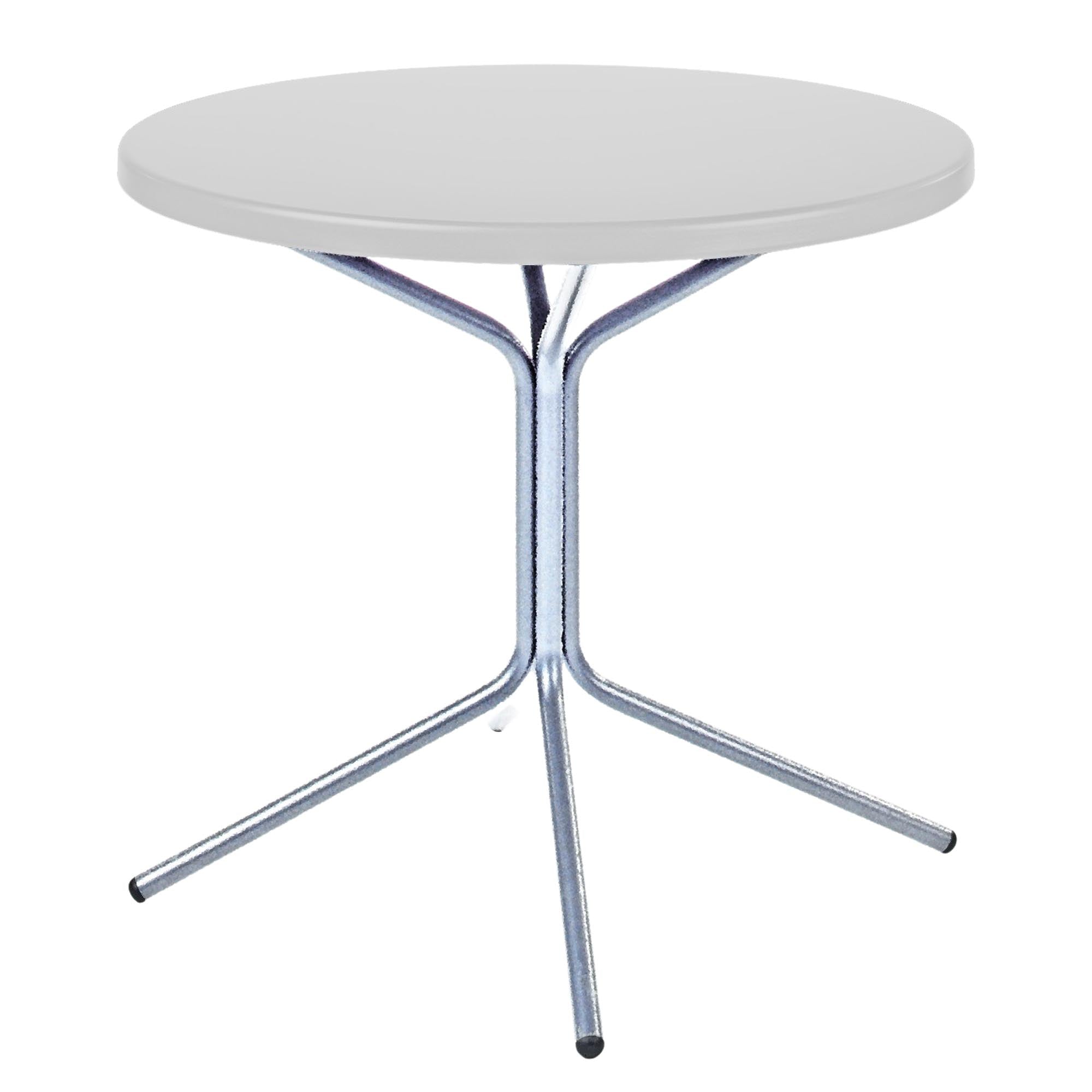 Eleganter PIX Metall-Beistelltisch mit einem Durchmesser von 54 cm, ideal für den Außenbereich, robust und stilvoll für jeden Garten oder Balkon.