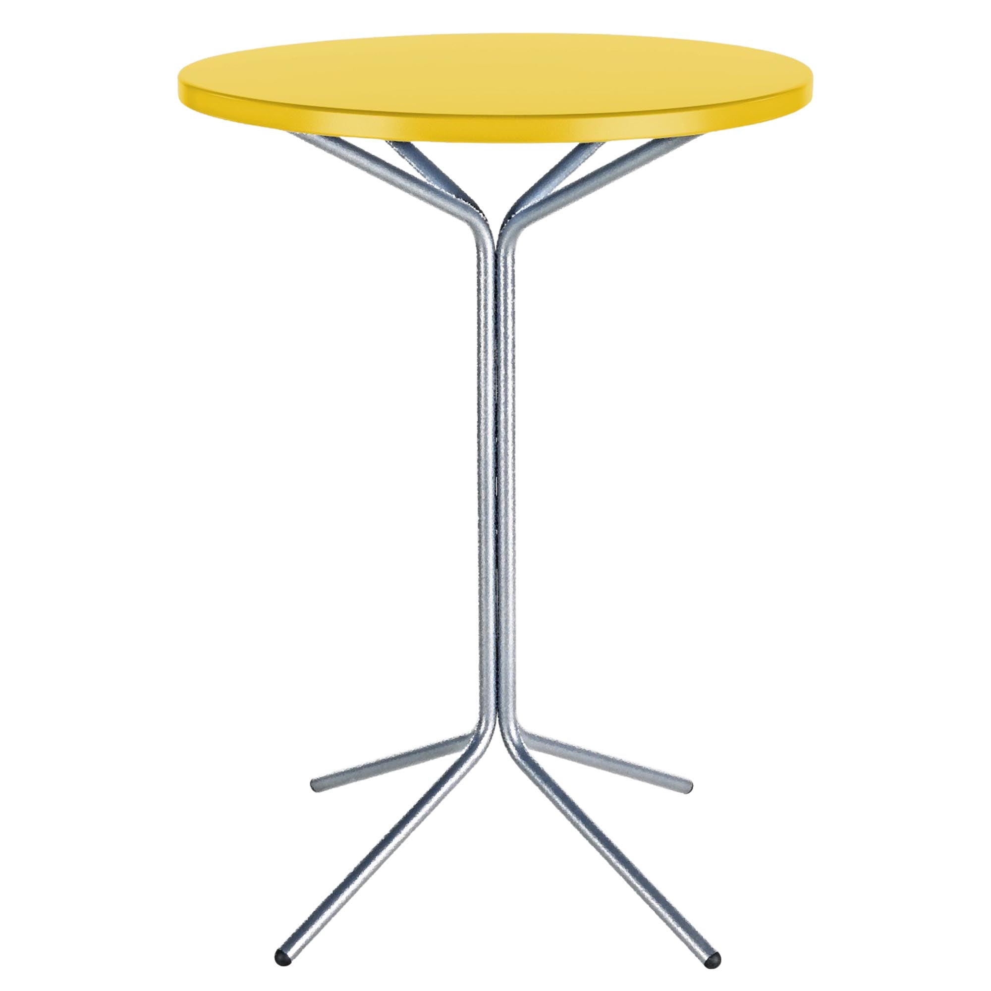PIX Metall-Stehtisch Outdoor ø60 / 110 in Gelb präsentiert im Onlineshop von KAQTU Design AG. Hochtisch Outdoor ist von Schaffner
