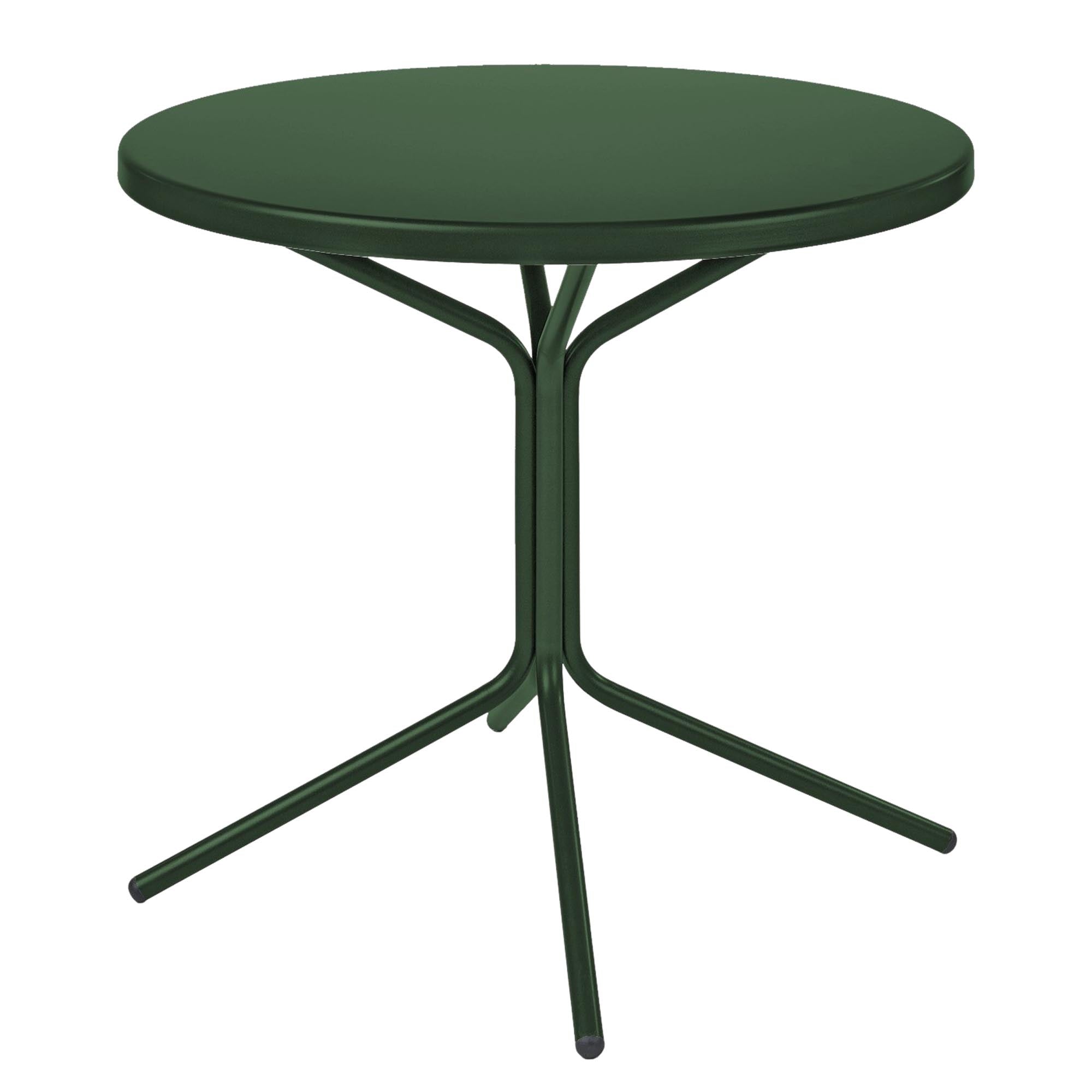 PIX Metall-Gartentisch ø80 / 72 in Tannengrün präsentiert im Onlineshop von KAQTU Design AG. Gartentisch ist von Schaffner