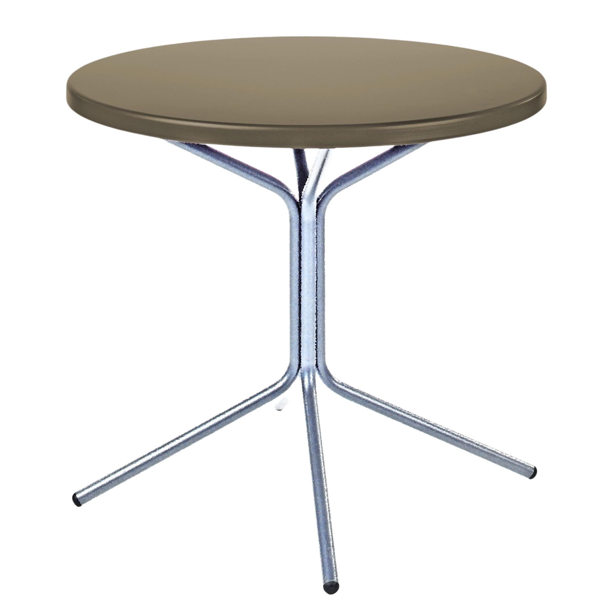 PIX Metall-Gartentisch ø80 / 72 in Champagner präsentiert im Onlineshop von KAQTU Design AG. Gartentisch ist von Schaffner