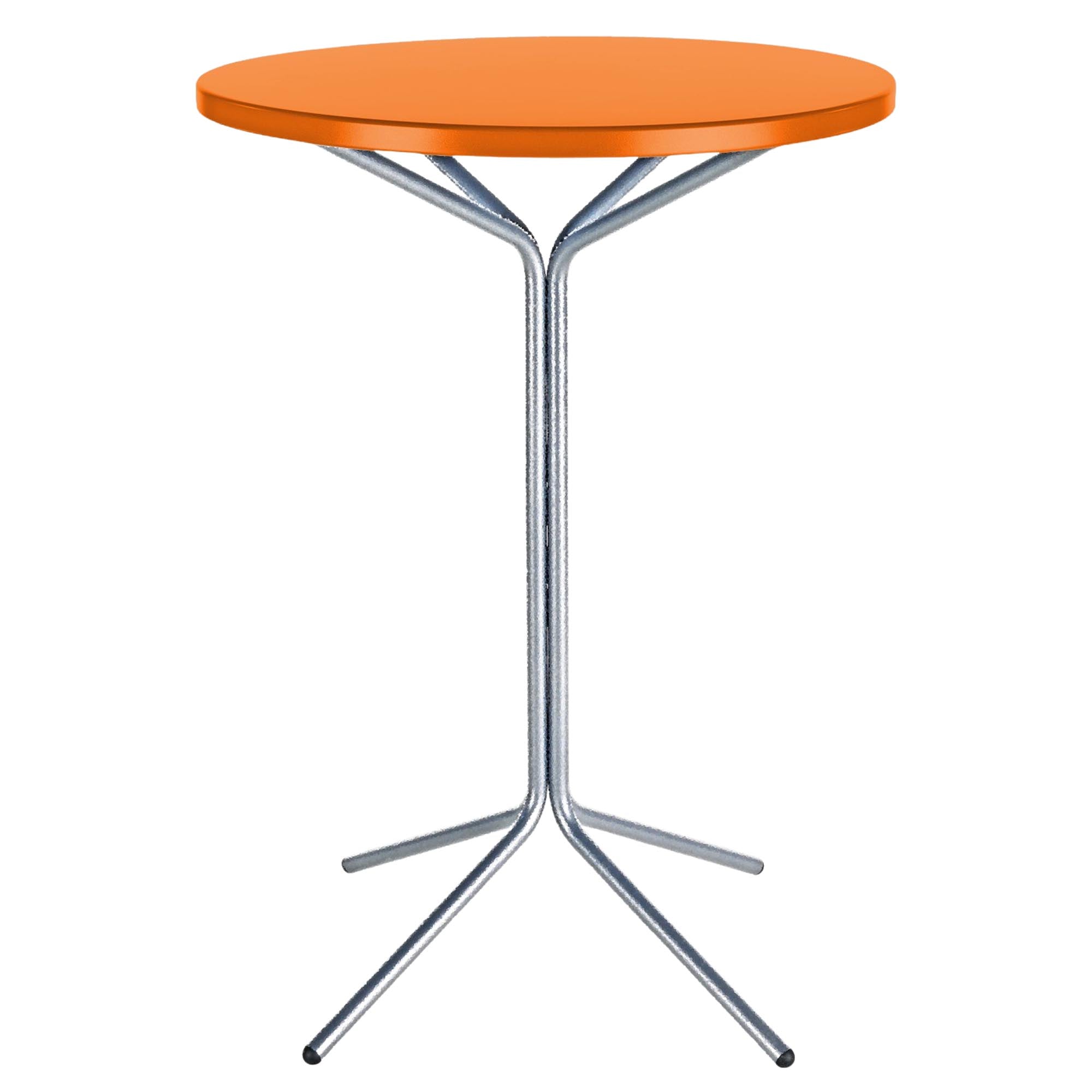 PIX Metall-Stehtisch Outdoor ø80 / 110 in Orange / Feuerverzinkt präsentiert im Onlineshop von KAQTU Design AG. Hochtisch Outdoor ist von Schaffner