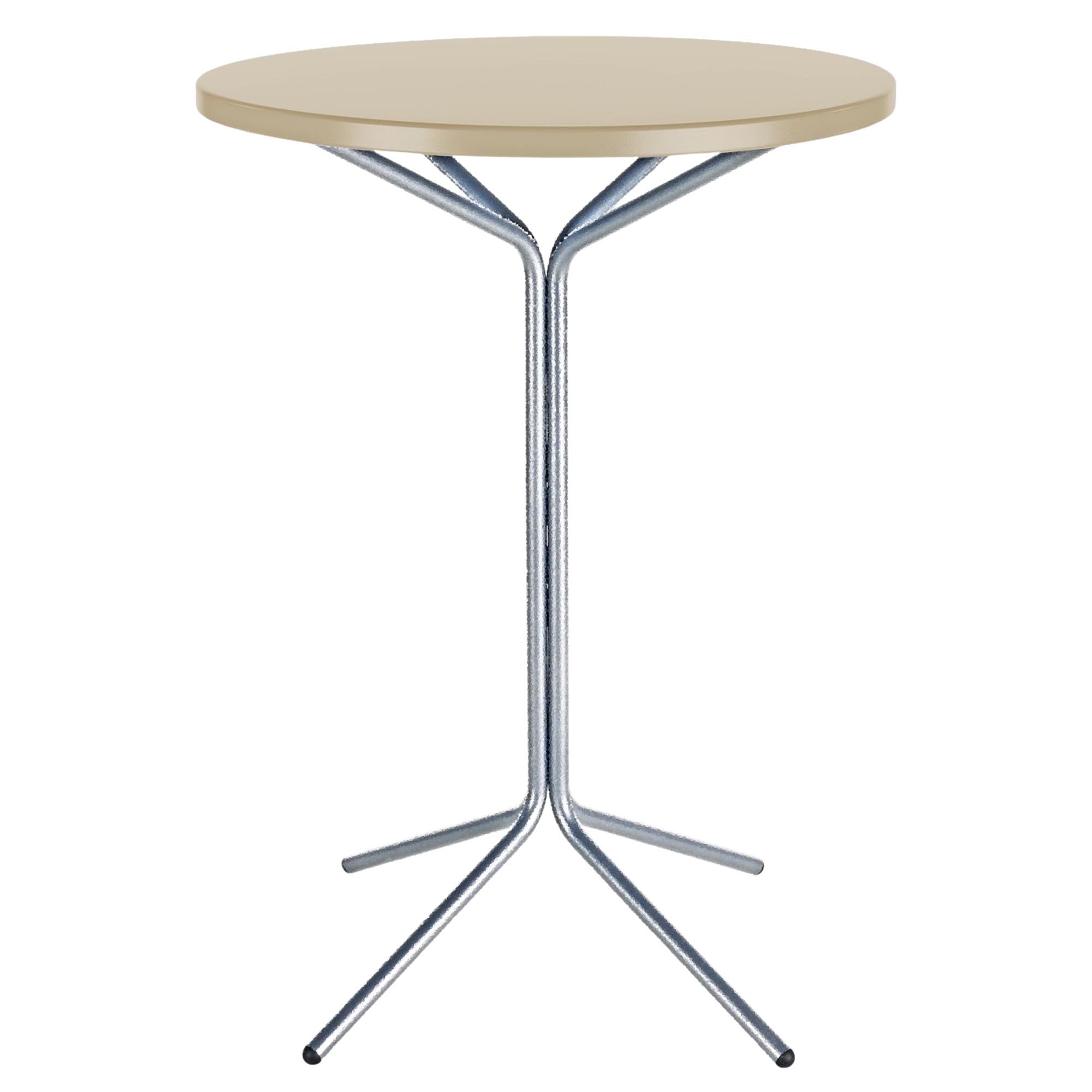 PIX Metall-Stehtisch Outdoor ø80 / 110 in Pastellsand präsentiert im Onlineshop von KAQTU Design AG. Hochtisch Outdoor ist von Schaffner