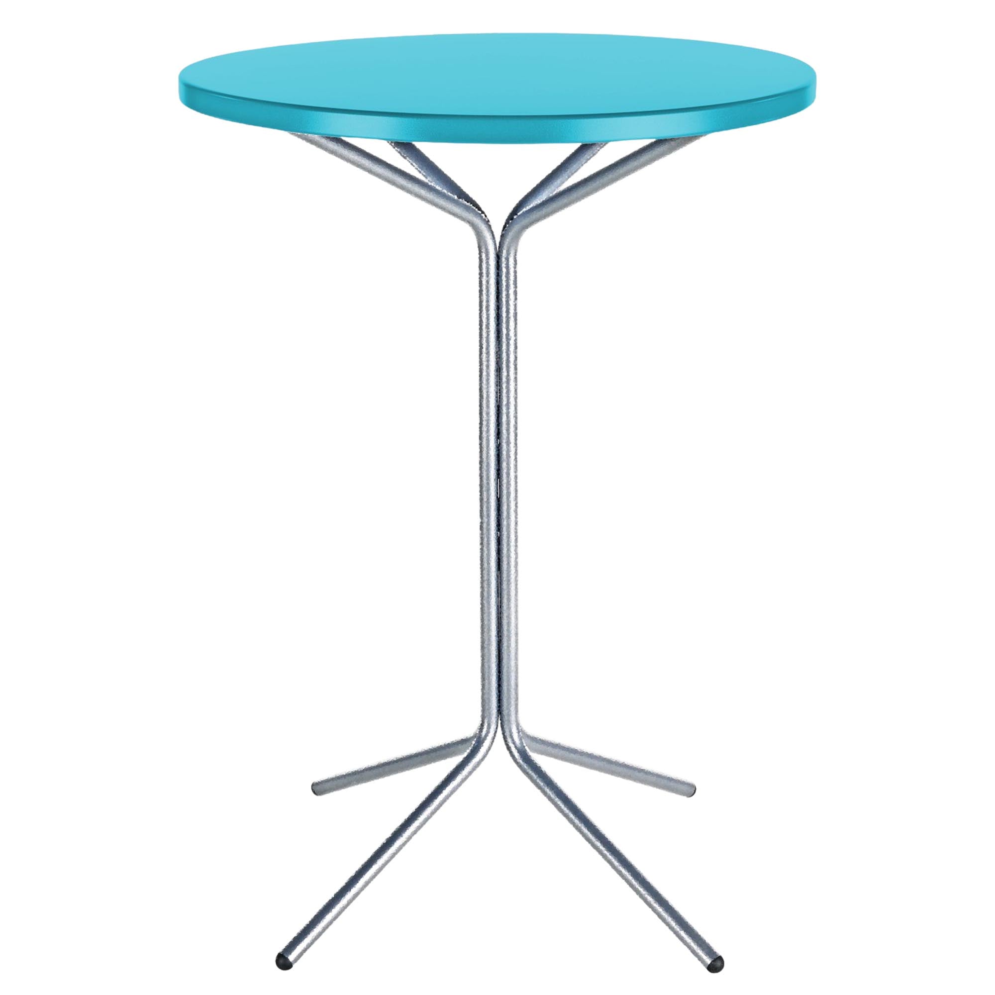 PIX Metall-Stehtisch Outdoor ø80 / 110 in Türkis präsentiert im Onlineshop von KAQTU Design AG. Hochtisch Outdoor ist von Schaffner
