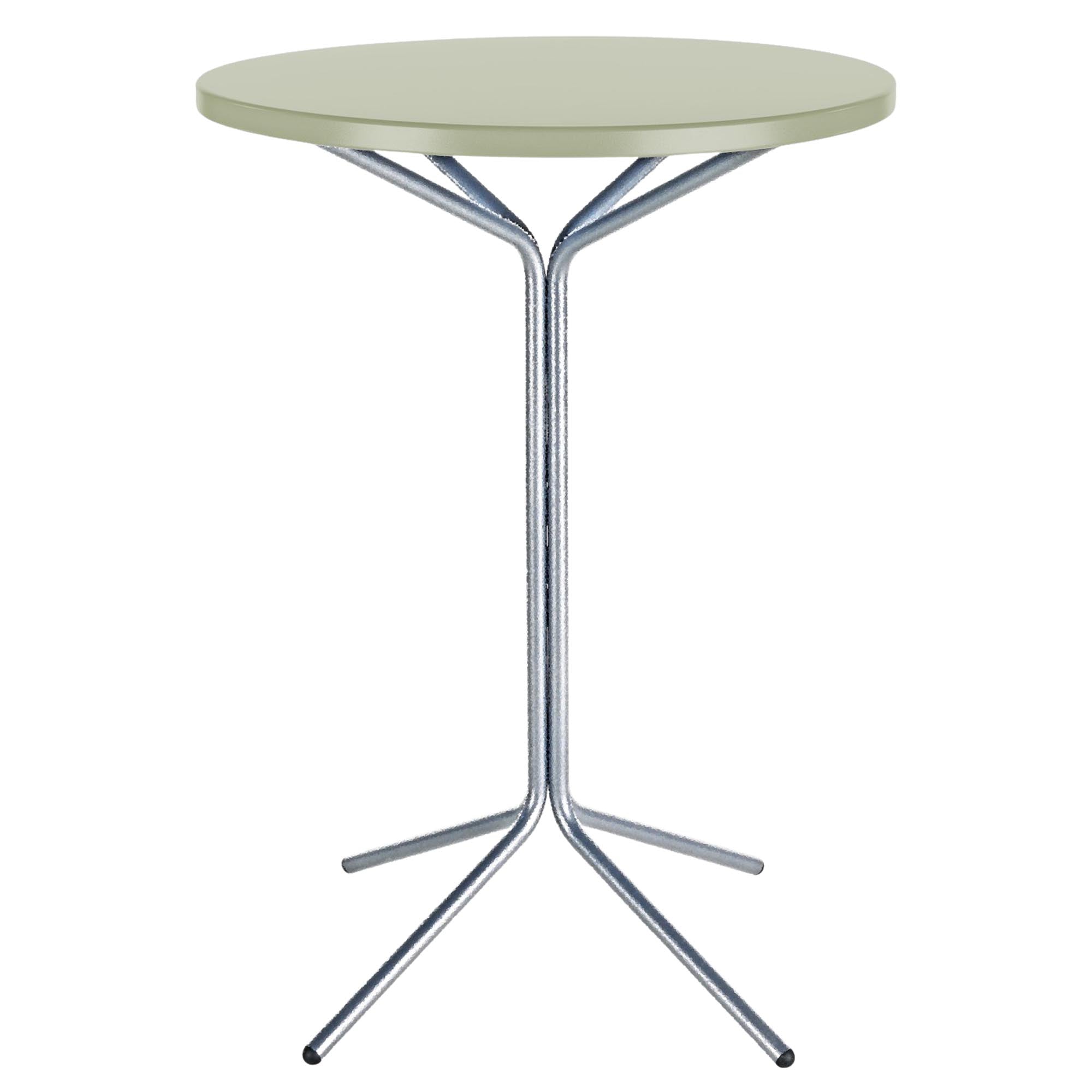 PIX Metall-Stehtisch Outdoor ø80 / 110 in Pastellgrün präsentiert im Onlineshop von KAQTU Design AG. Hochtisch Outdoor ist von Schaffner