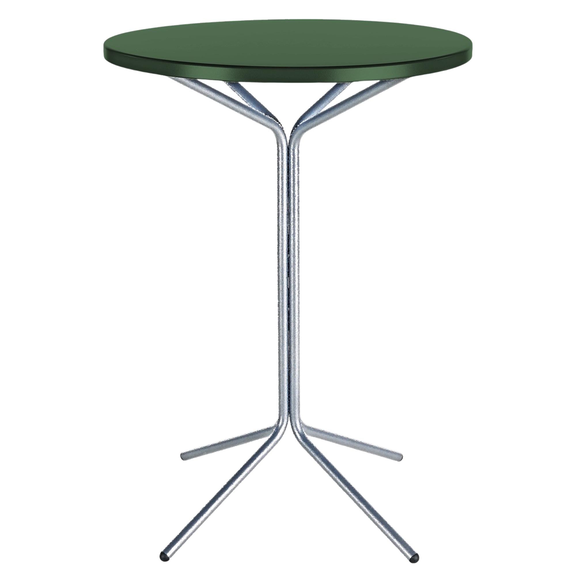 PIX Metall-Stehtisch Outdoor ø80 / 110 in Tannengrün präsentiert im Onlineshop von KAQTU Design AG. Hochtisch Outdoor ist von Schaffner