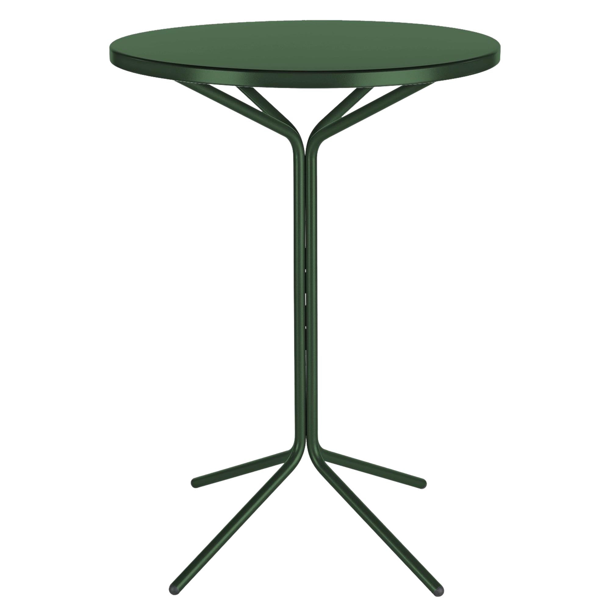 PIX Metall-Stehtisch Outdoor ø80 / 110 in Tannengrün präsentiert im Onlineshop von KAQTU Design AG. Hochtisch Outdoor ist von Schaffner