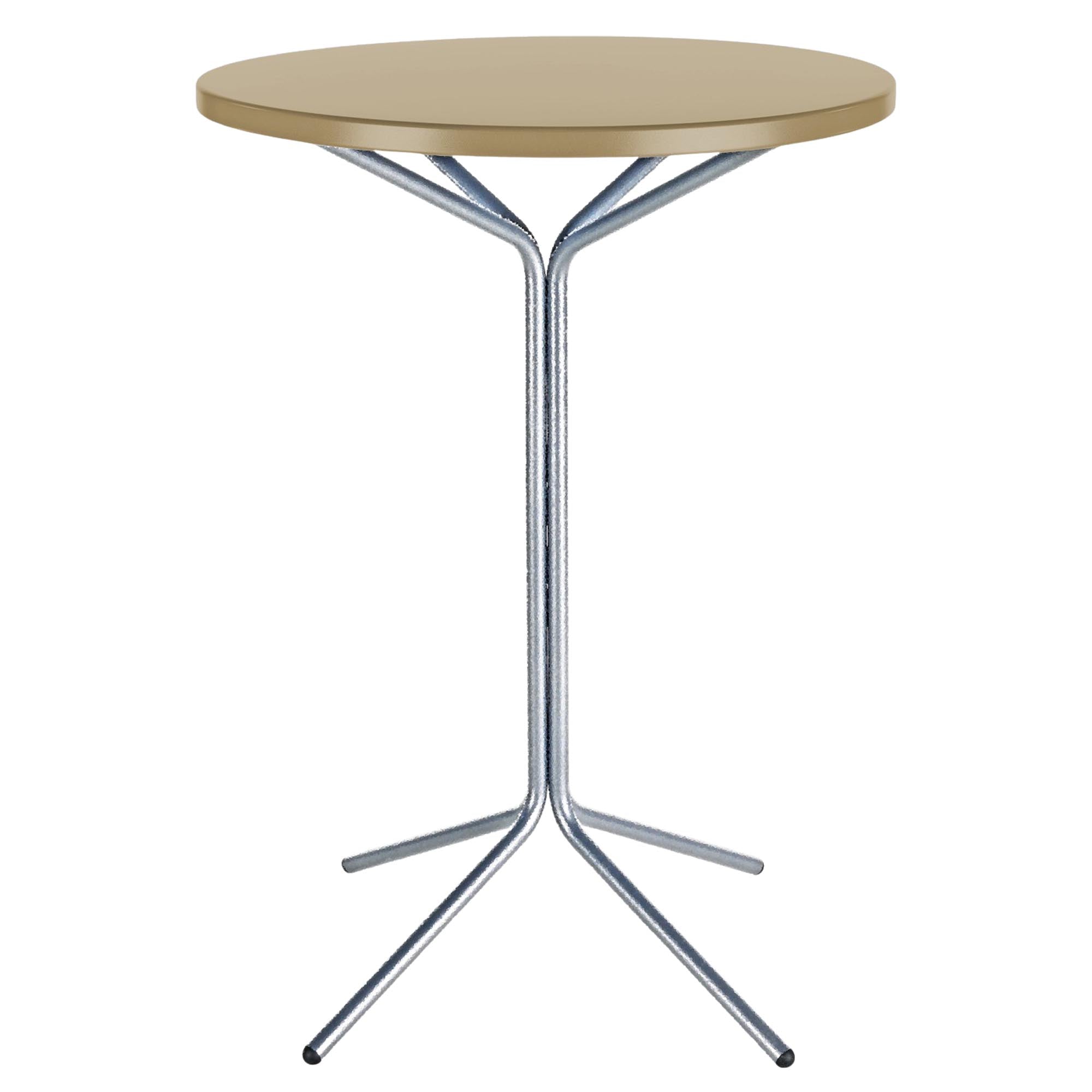 PIX Metall-Stehtisch Outdoor ø80 / 110 in Pastellbraun präsentiert im Onlineshop von KAQTU Design AG. Hochtisch Outdoor ist von Schaffner