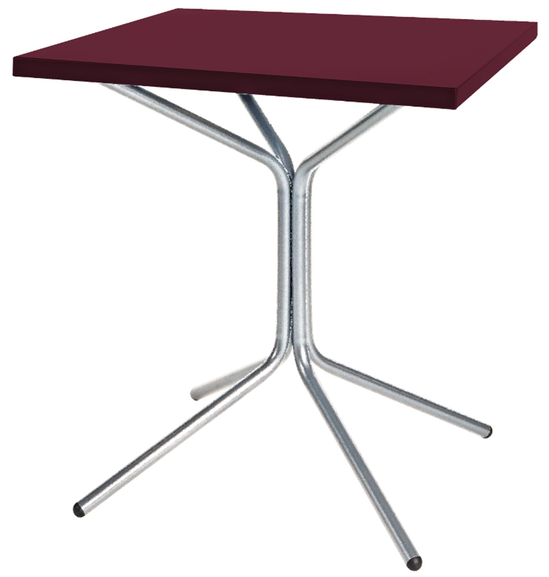 Moderner PIX Metall-Gartentisch 70x70/72 von Schaffner – robust und wetterfest, ideal für Terrasse oder Garten, schafft eine einladende Atmosphäre.