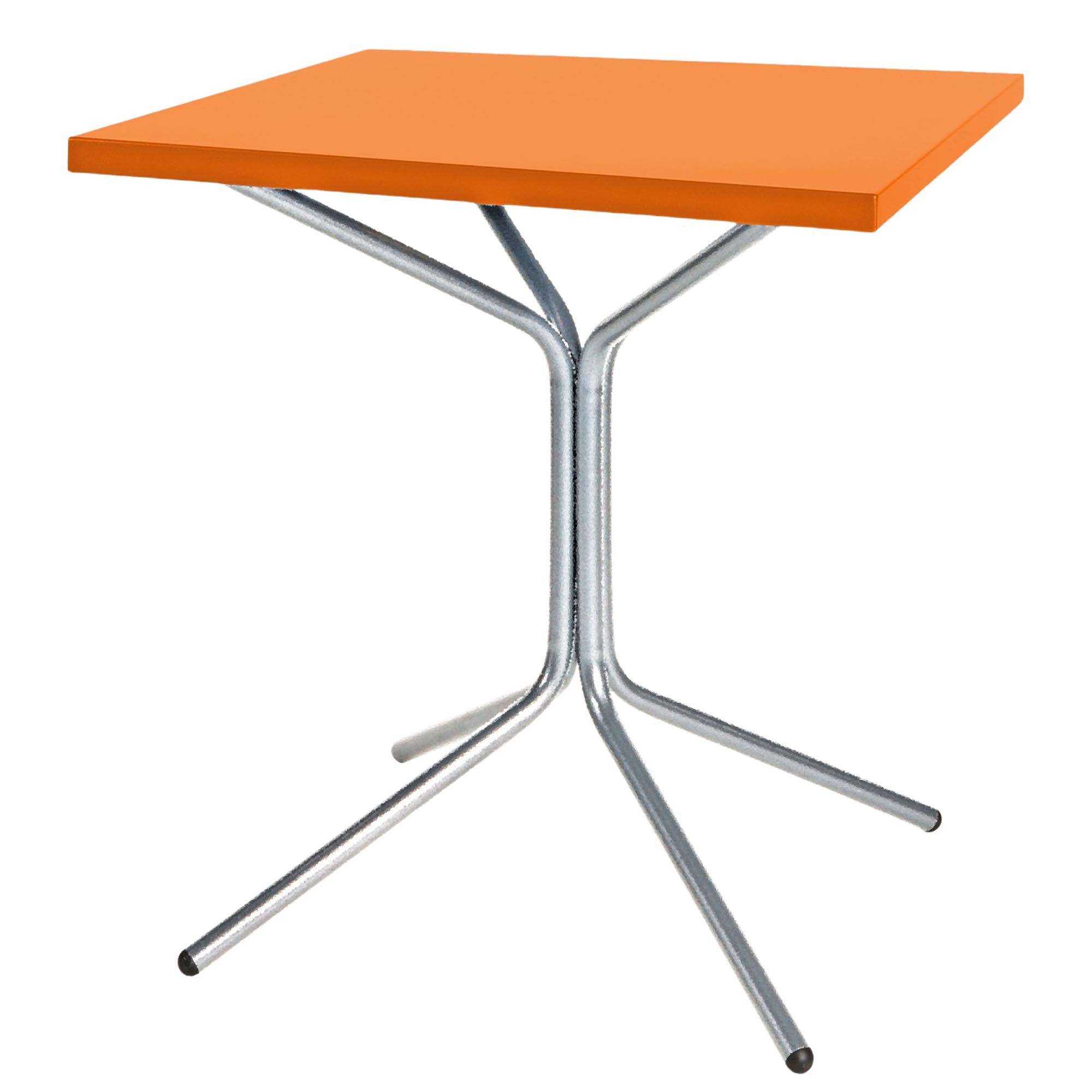 PIX Metall-Gartentisch 70x70 / 72 in Orange präsentiert im Onlineshop von KAQTU Design AG. Gartentisch ist von Schaffner