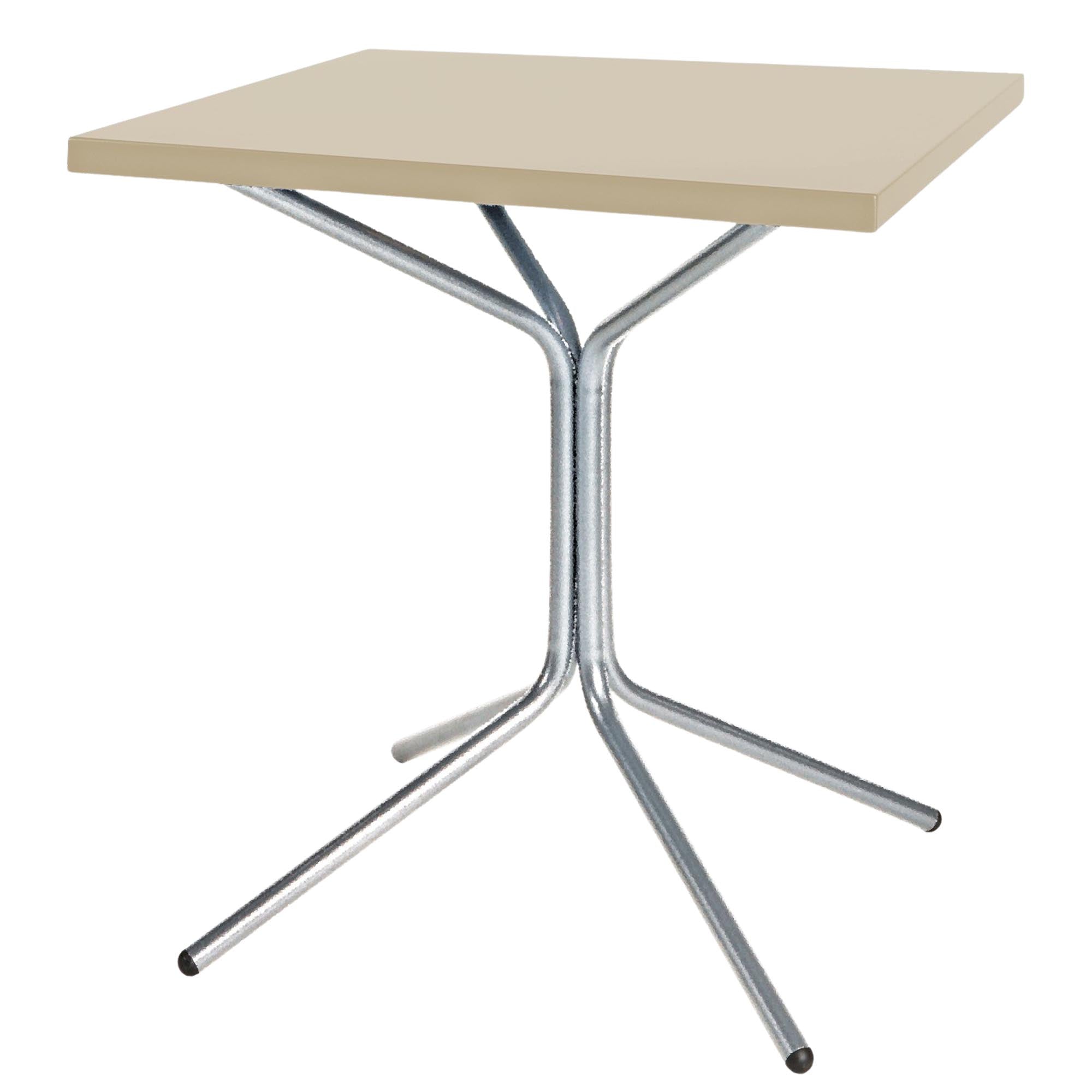 PIX Metall-Gartentisch 70x70 / 72 in Pastellsand präsentiert im Onlineshop von KAQTU Design AG. Gartentisch ist von Schaffner