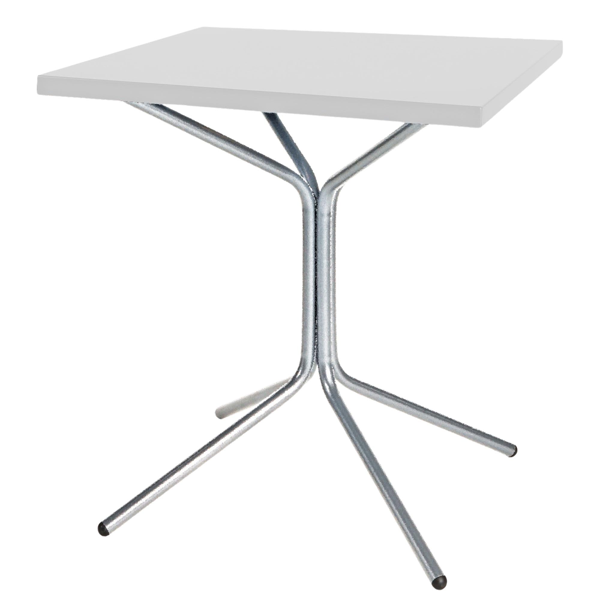 Moderner PIX Metall-Gartentisch 70x70/72 von Schaffner, ideal für Garten und Terrasse, vereint Stil und Robustheit für gesellige Momente im Freien.