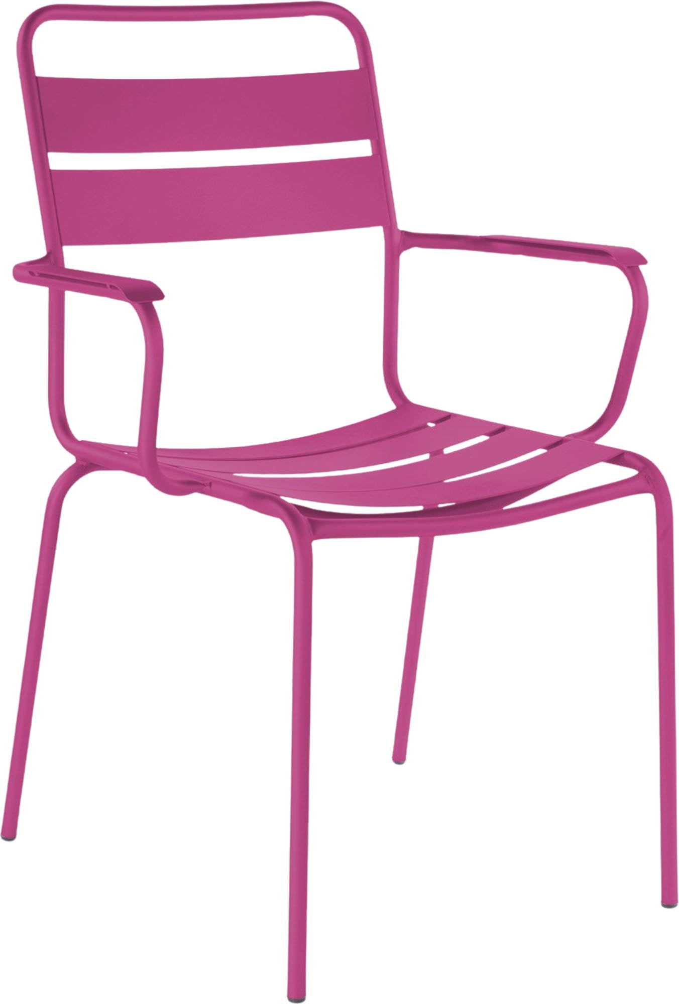 Entdecken Sie den Glarus Stuhl mit Armlehne von Schaffner – stilvolles Design und Komfort für Ihre Terrasse oder den Garten.