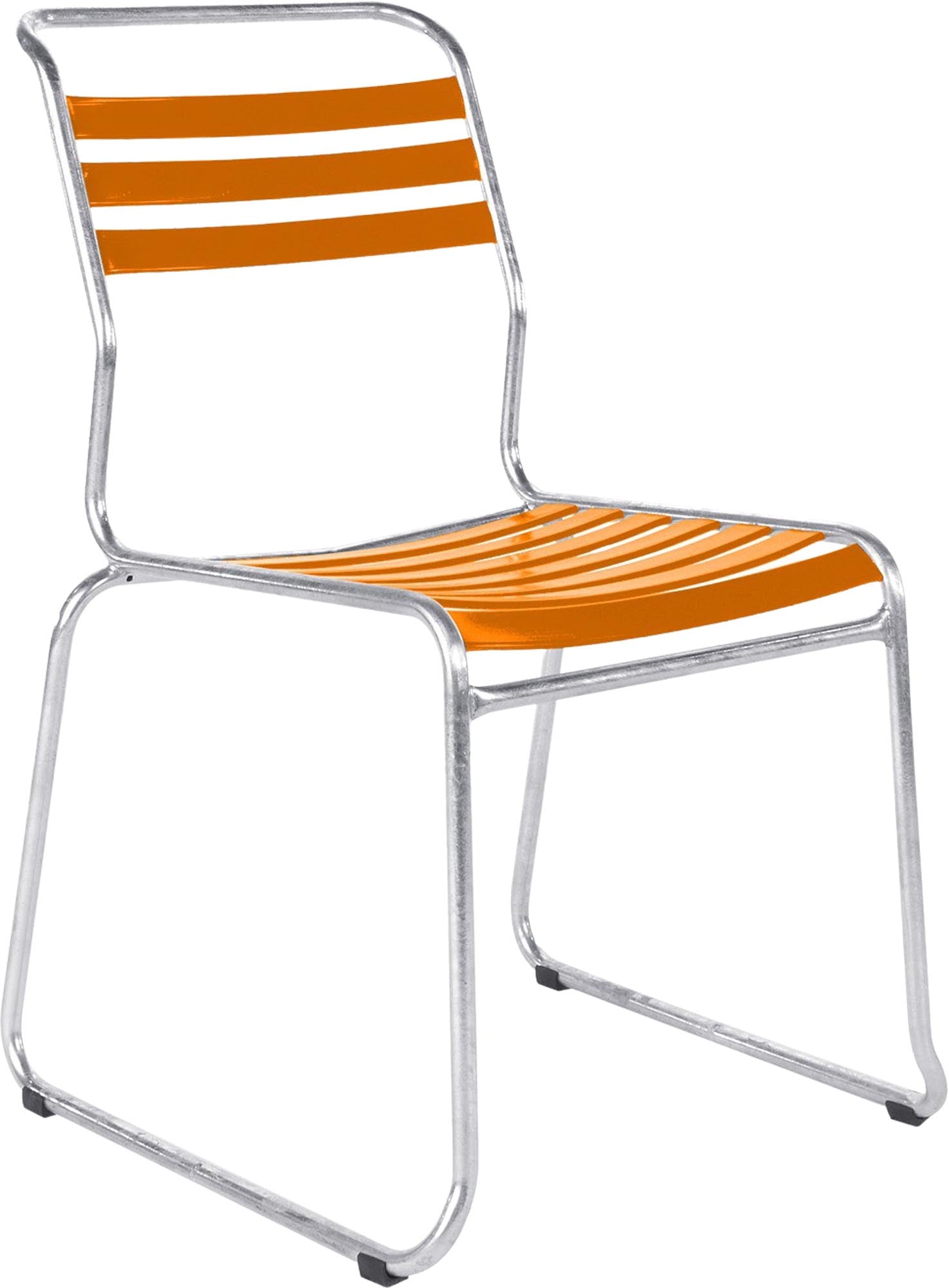 Schaffner Säntis Lättli-Gartenstuhl ohne Armlehne, wetterfestes, nachhaltiges Design aus recycelbaren Materialien, perfekt für Terrasse, Balkon und Garten.