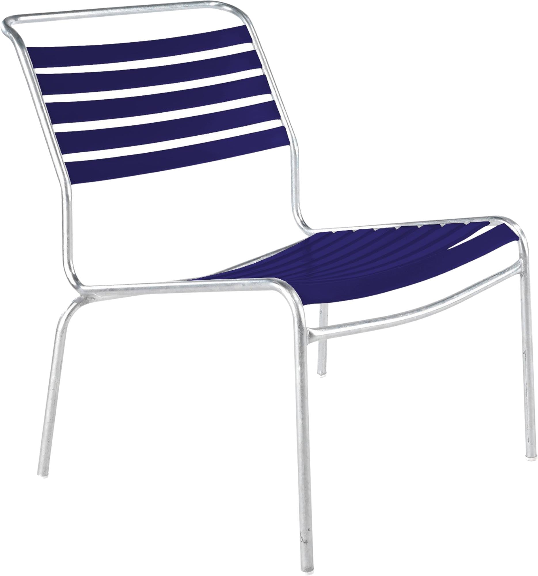 Eleganter Säntis Lounger: Armloser Komfort für moderne Aussenbereiche.