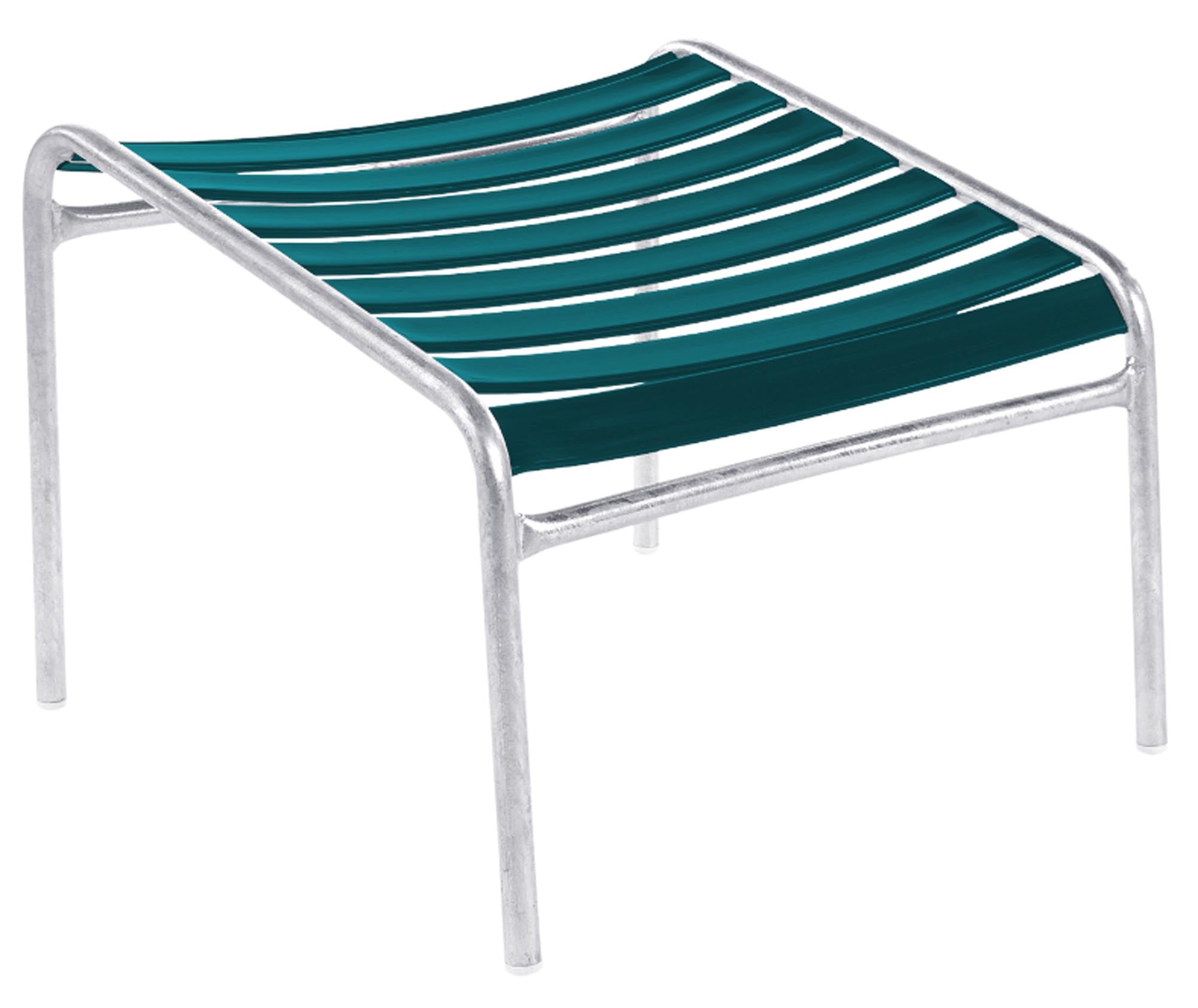 Hocker Lounger Säntis: Stilvoller und wetterfester Hocker für Garten und Balkon, ideal kombinierbar mit der eleganten Säntis-Kollektion.