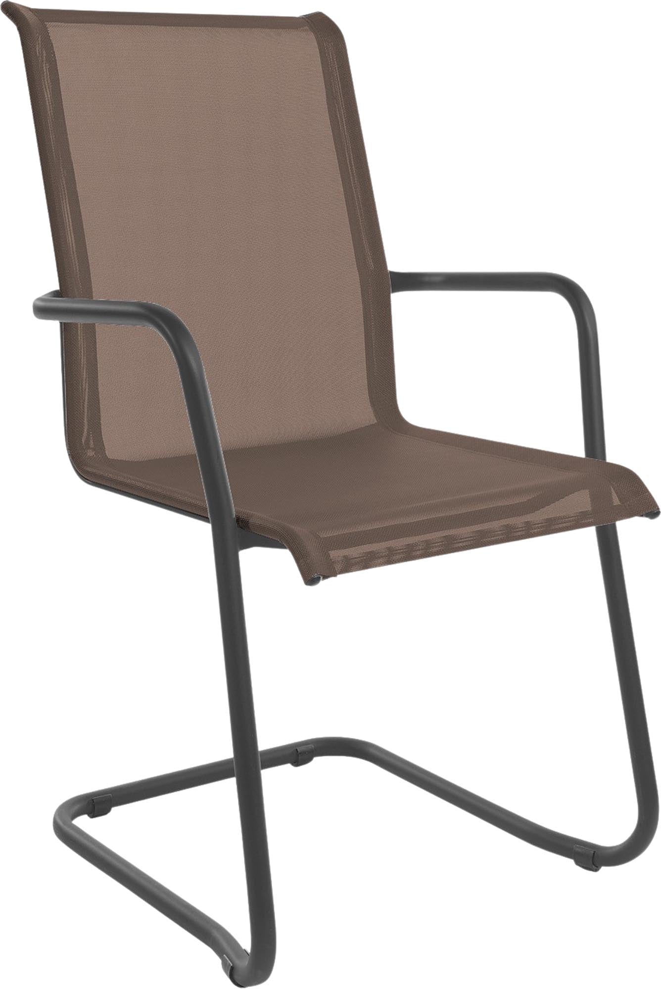 Stilvoller Locarno Freischwinger: Komfort und Design für draussen.