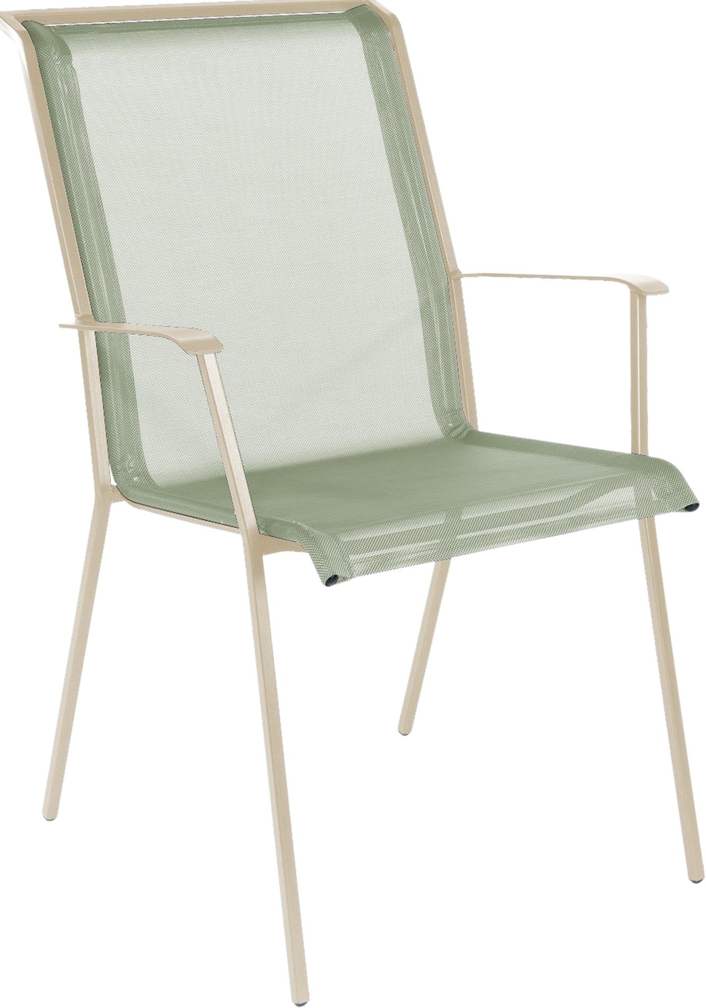 Stilvoller Matten-Sessel "Chur" von Schaffner: Komfort und modernes Design für Garten und Balkon. Stapelbar und wetterfest für entspannte Stunden.