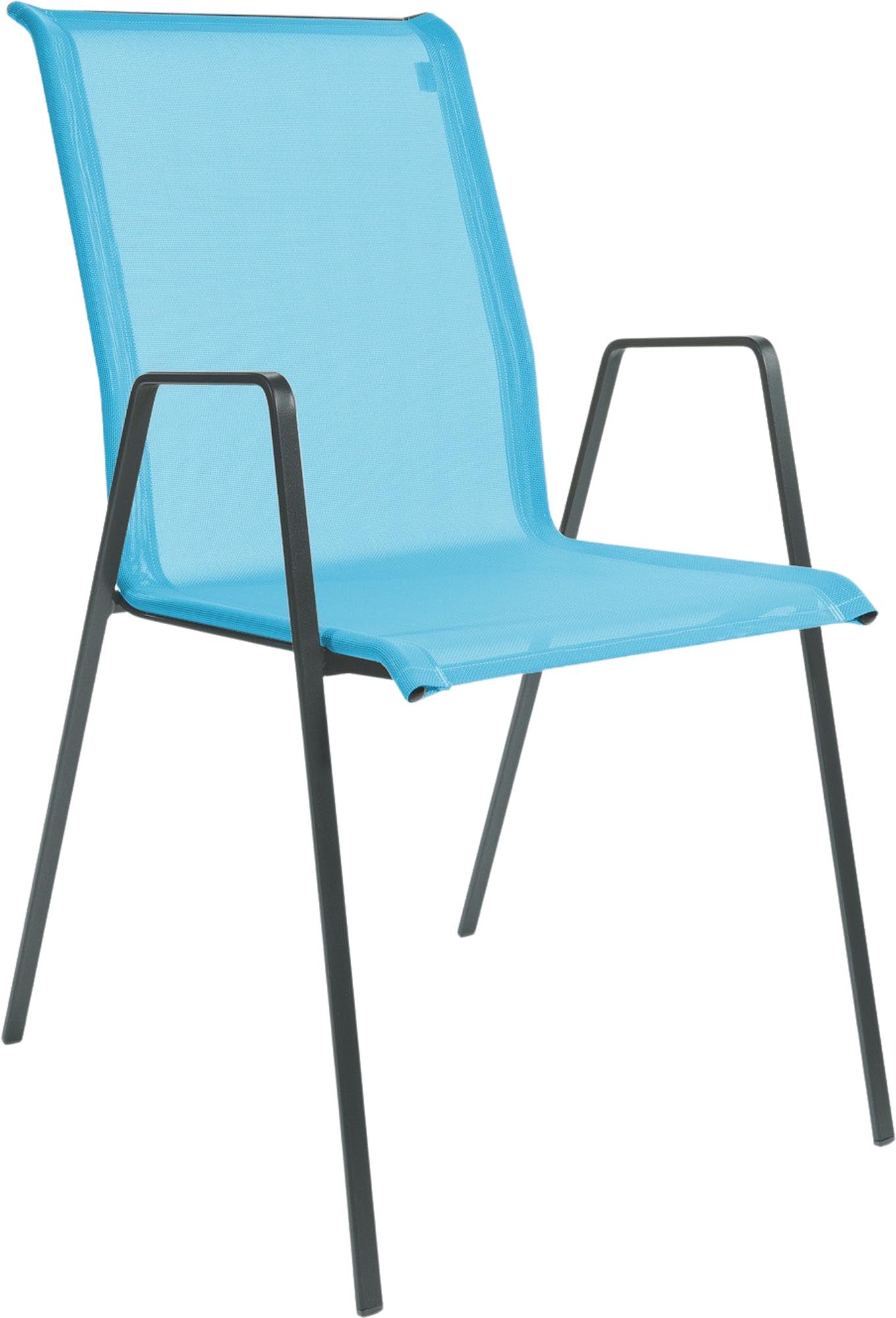 Genießen Sie Komfort im Freien mit dem Matten-Sessel Luzern von Schaffner. Robuster Batyline-Stoff und stilvolles Design für entspannte Stunden.