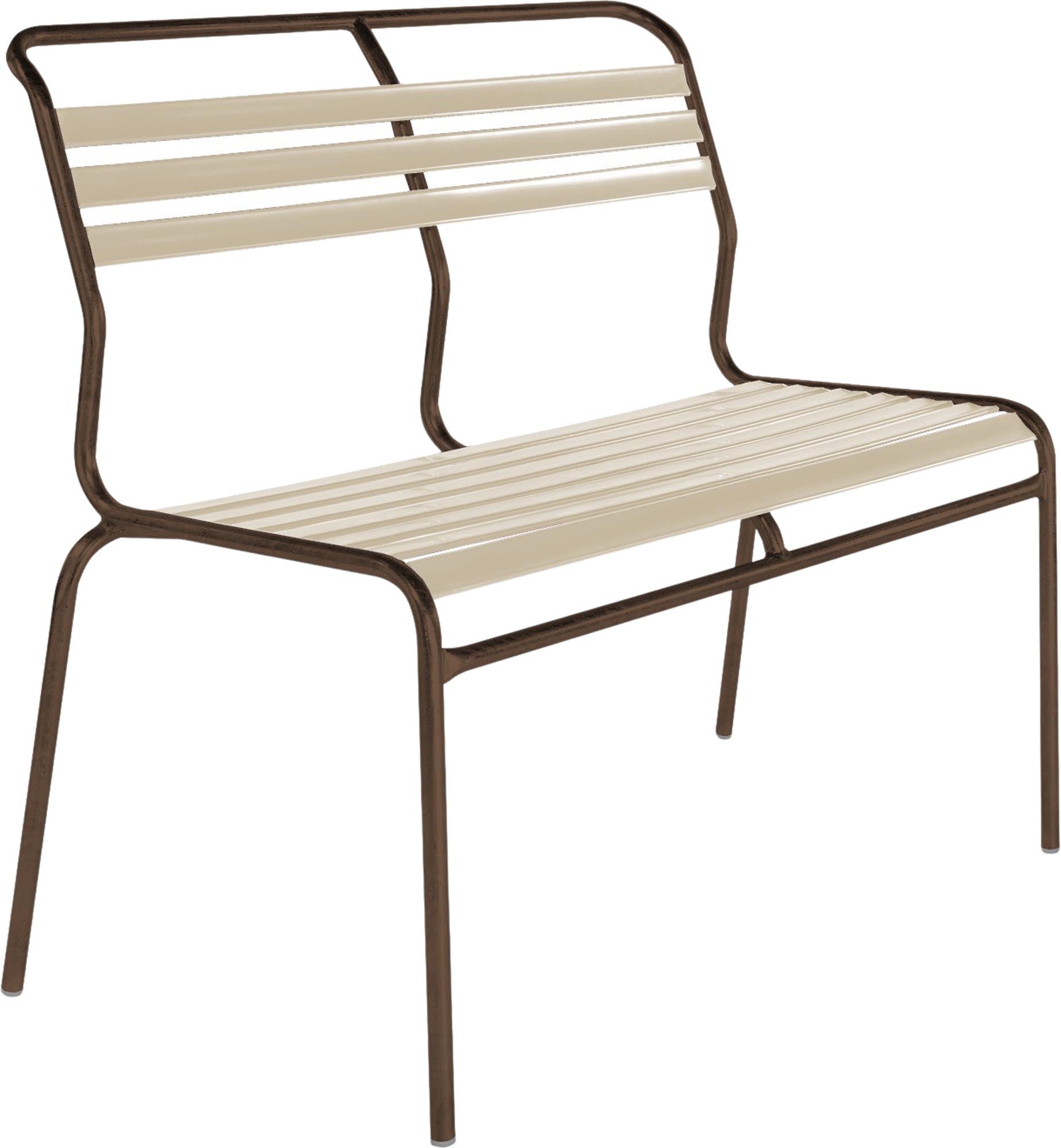 Elegante Lättlibank Säntis 2er von Schaffner – die perfekte Ergänzung für Ihre Gartenlandschaft.