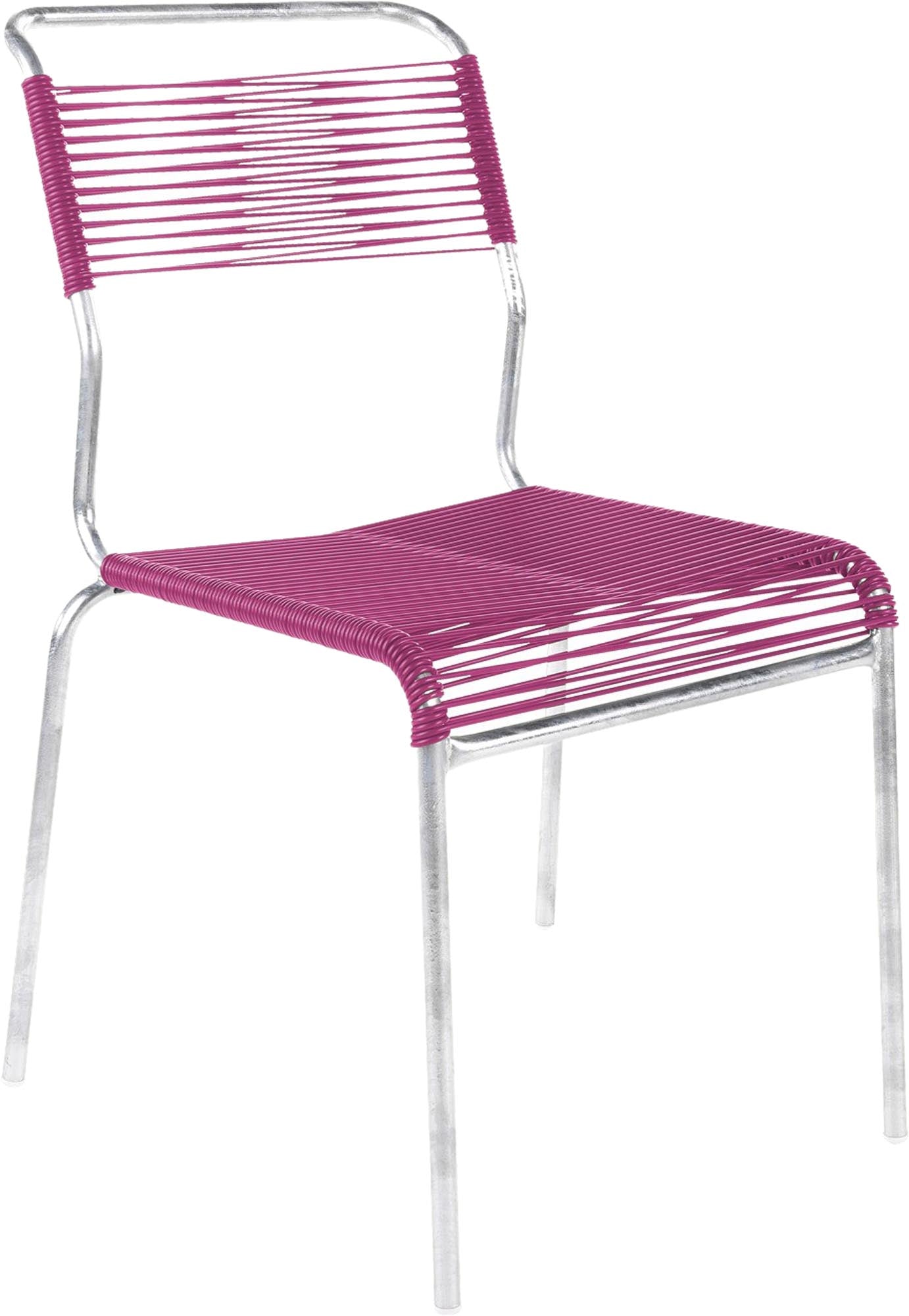 Moderner Säntis Stuhl Spaghetti, stilvoll für Innen- und Aussenbereiche.