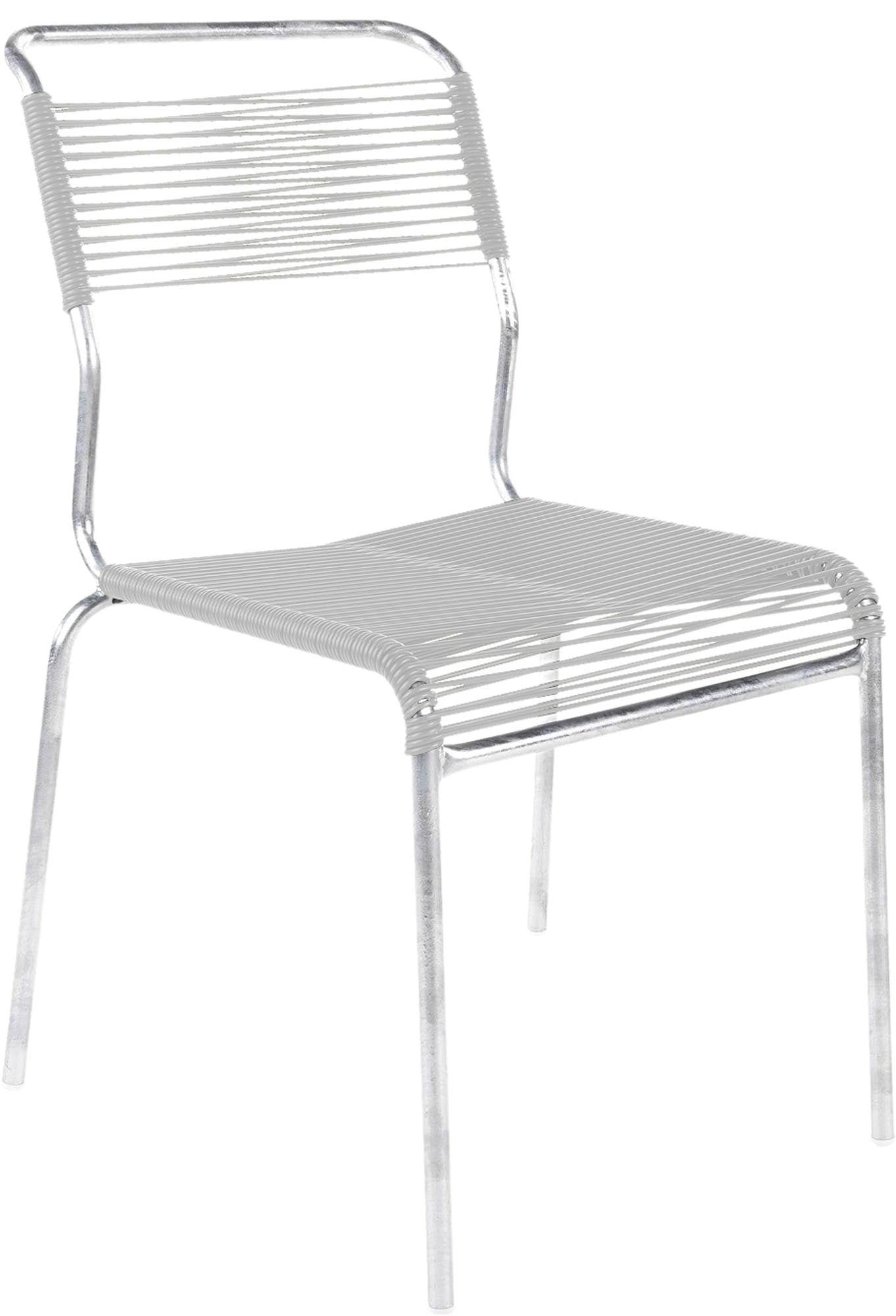 Moderner Säntis Stuhl Spaghetti, stilvoll für Innen- und Aussenbereiche.