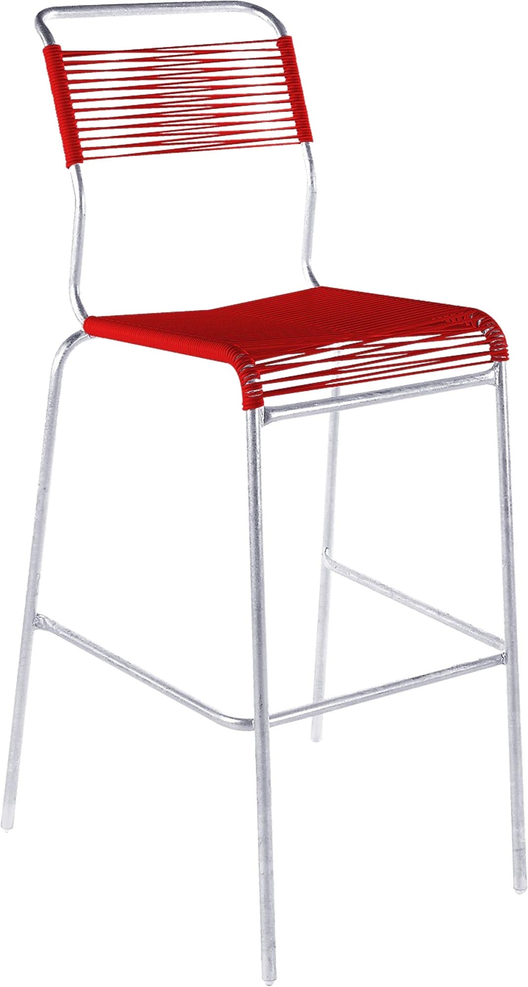 Eleganter Spaghetti Barstuhl Säntis von Schaffner für stilvolle Bars.