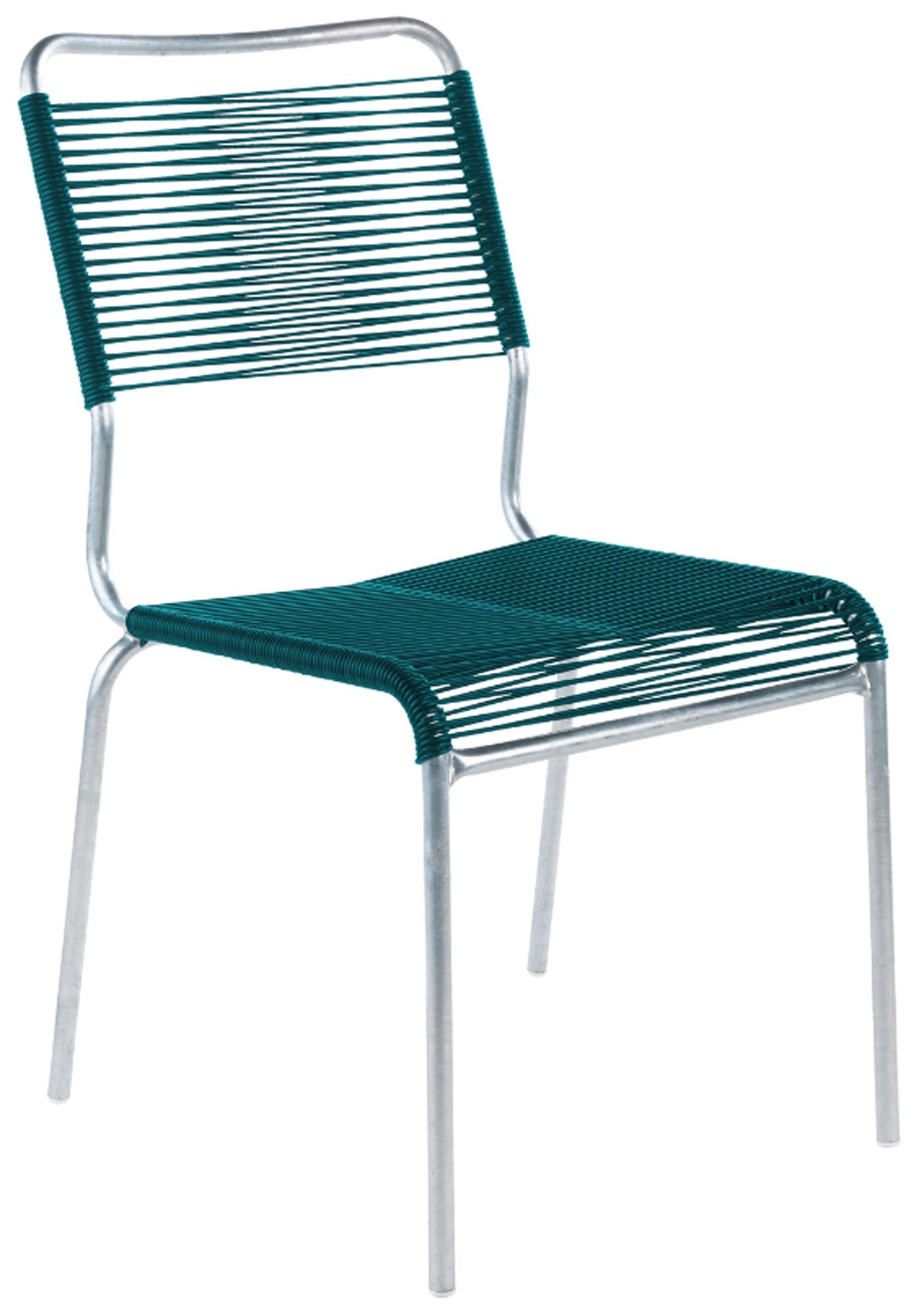 Robuster Rigi Spaghetti-Gartenstuhl ohne Armlehne, wetterfestes Eschenholz, elegantes Design, hoher Sitzkomfort, langlebig, umweltfreundlich, perfekt für Garten & Terrasse.