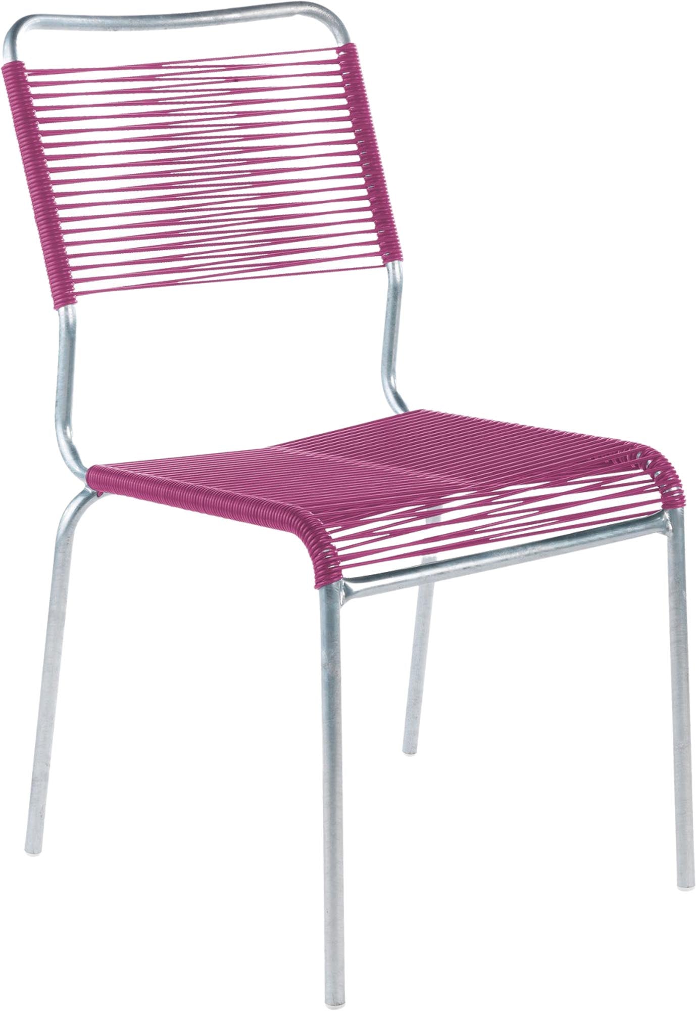 Moderner Spaghettistuhl Rigi von Schaffner für Garten und Balkon.