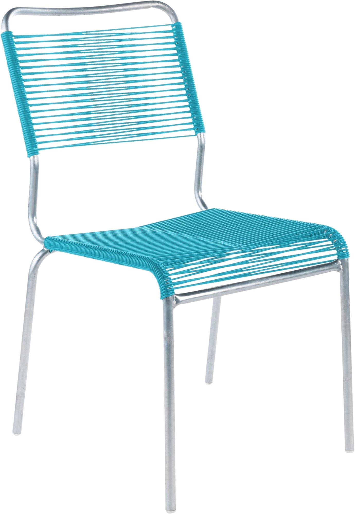 Hochwertiger Rigi Spaghetti-Gartenstuhl ohne Armlehne, wetterfestes Eschenholz, modernes Design, bequeme Sitzfläche, langlebig, umweltfreundlich, ideal für Garten & Terrasse.