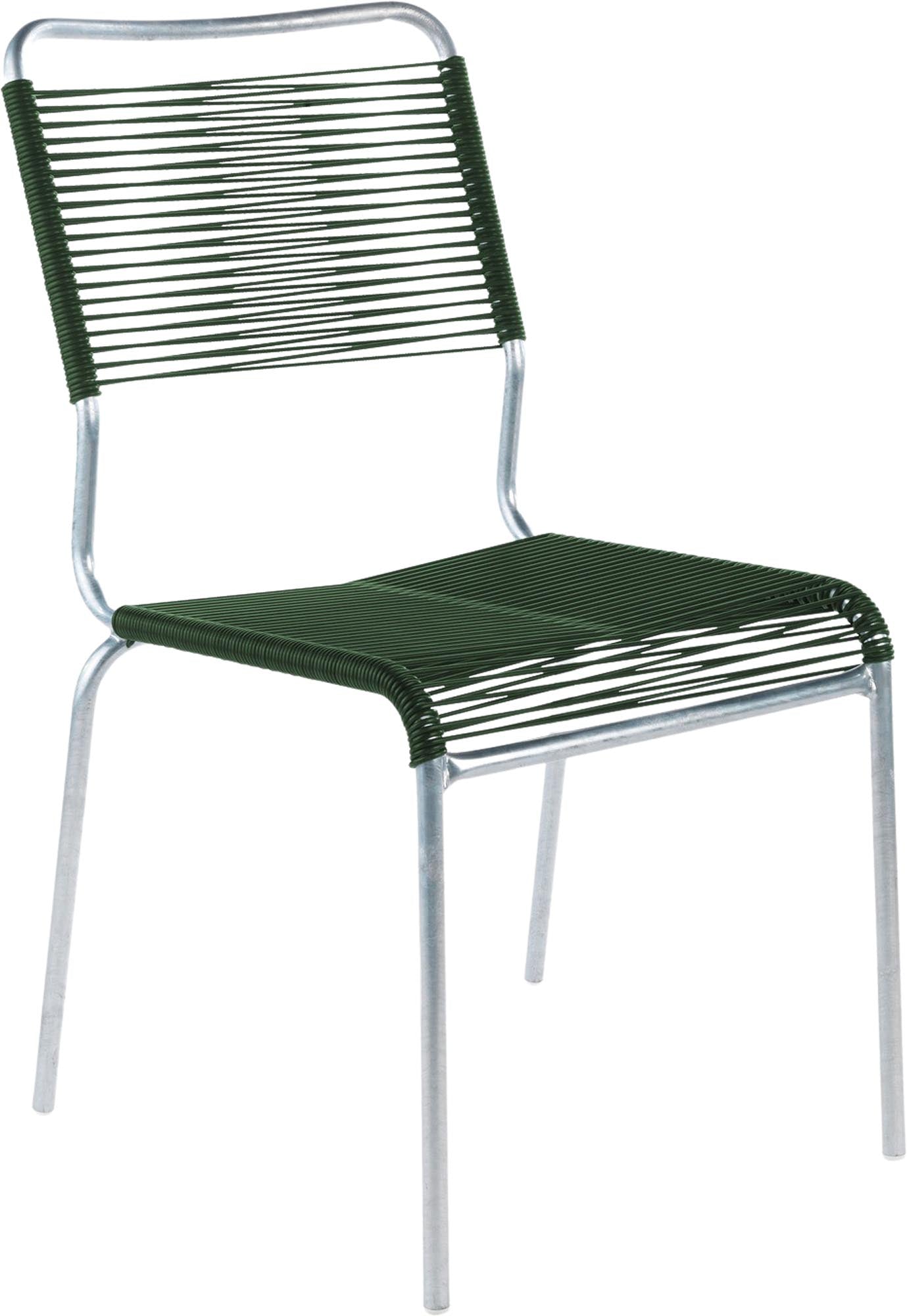 Eleganter Rigi Spaghettistuhl von Schaffner für stilvolle Aussenbereiche.