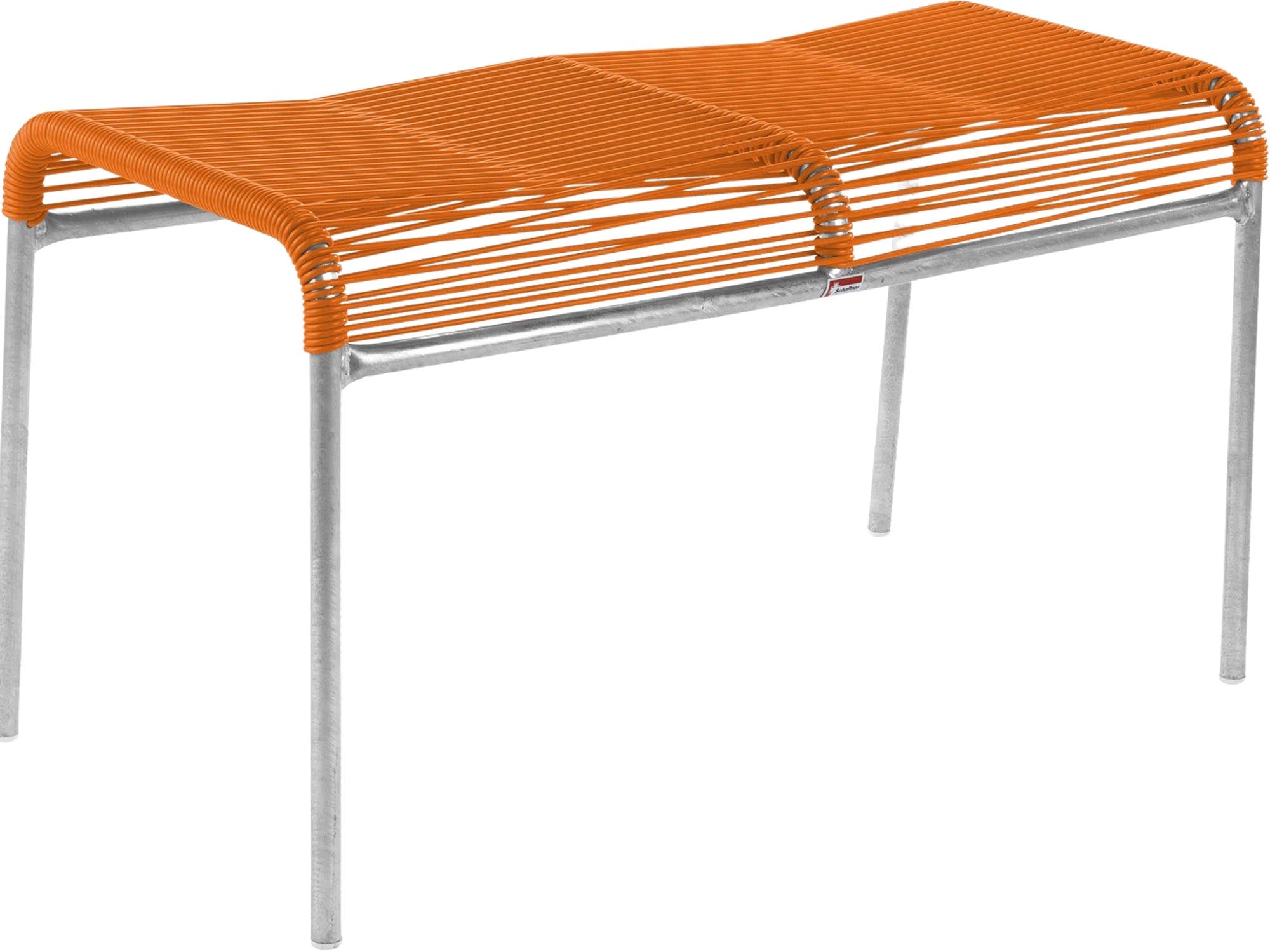 Säntis Spaghetti 2er-Hocker: Elegantes, wetterfestes Design, robust und stapelbar. Perfekt für Garten und Balkon.