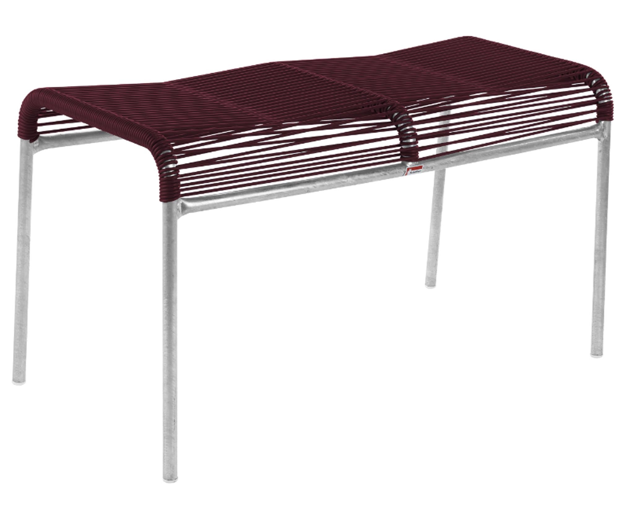 Säntis Spaghetti 2er-Hocker: Elegantes Design trifft auf robuste Wetterfestigkeit. Ideal für Garten und Balkon, stapelbar und vielseitig einsetzbar.