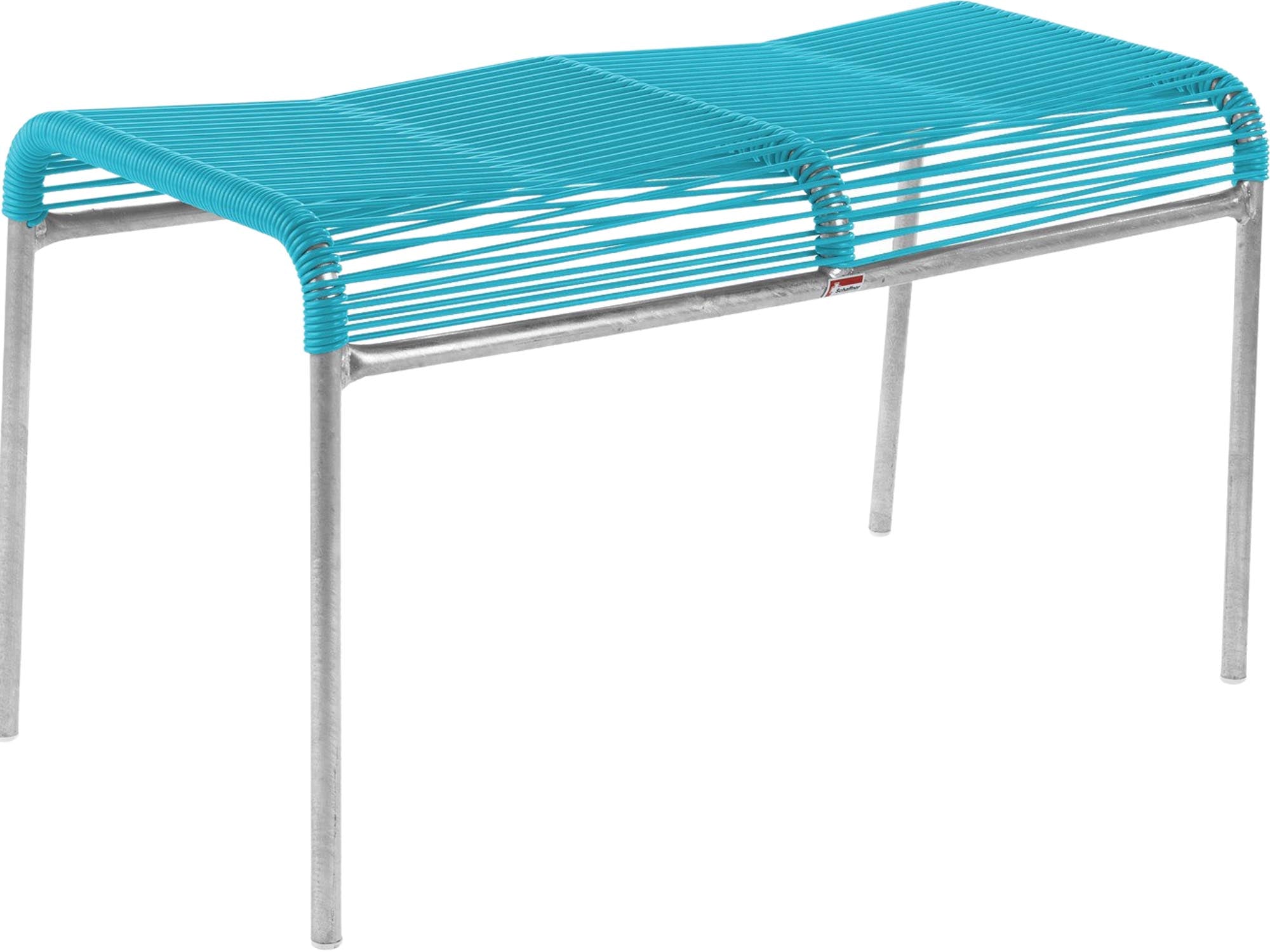 Stilvoller Säntis 2er-Hocker: Komfort und Design für draussen.