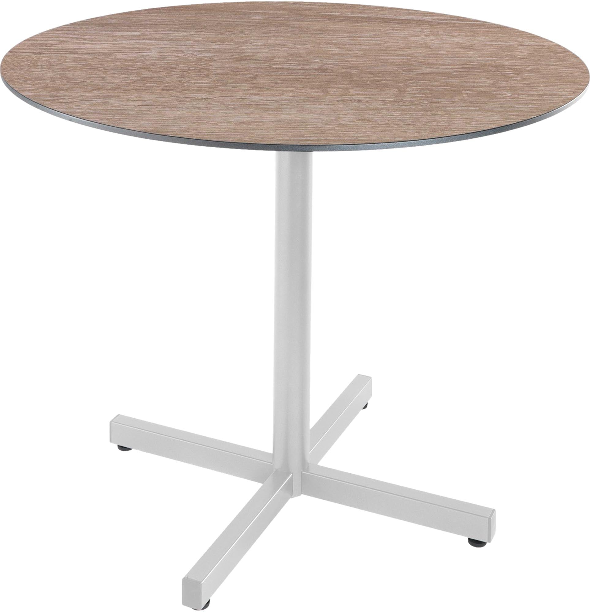 Moderner Luzern Glasfaser-Gartentisch ø90, klappbar und wetterfest, langlebig, pflegeleicht, elegantes Design – perfekt für flexible Gartenmöbel im Außenbereich.