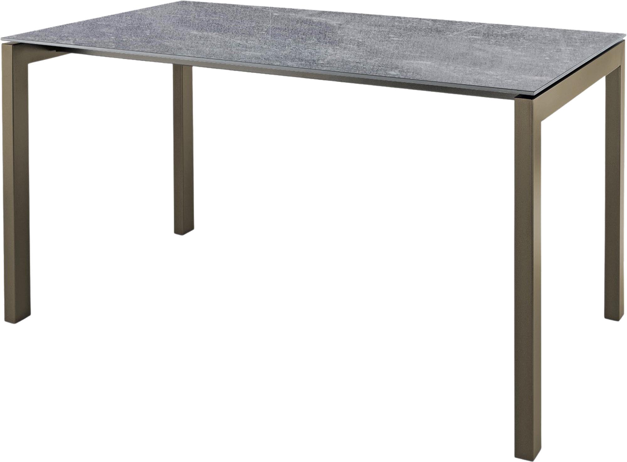 Luzern Glasfaser-Gartentisch 220x100 in Beton präsentiert im Onlineshop von KAQTU Design AG. Gartentisch ist von Schaffner