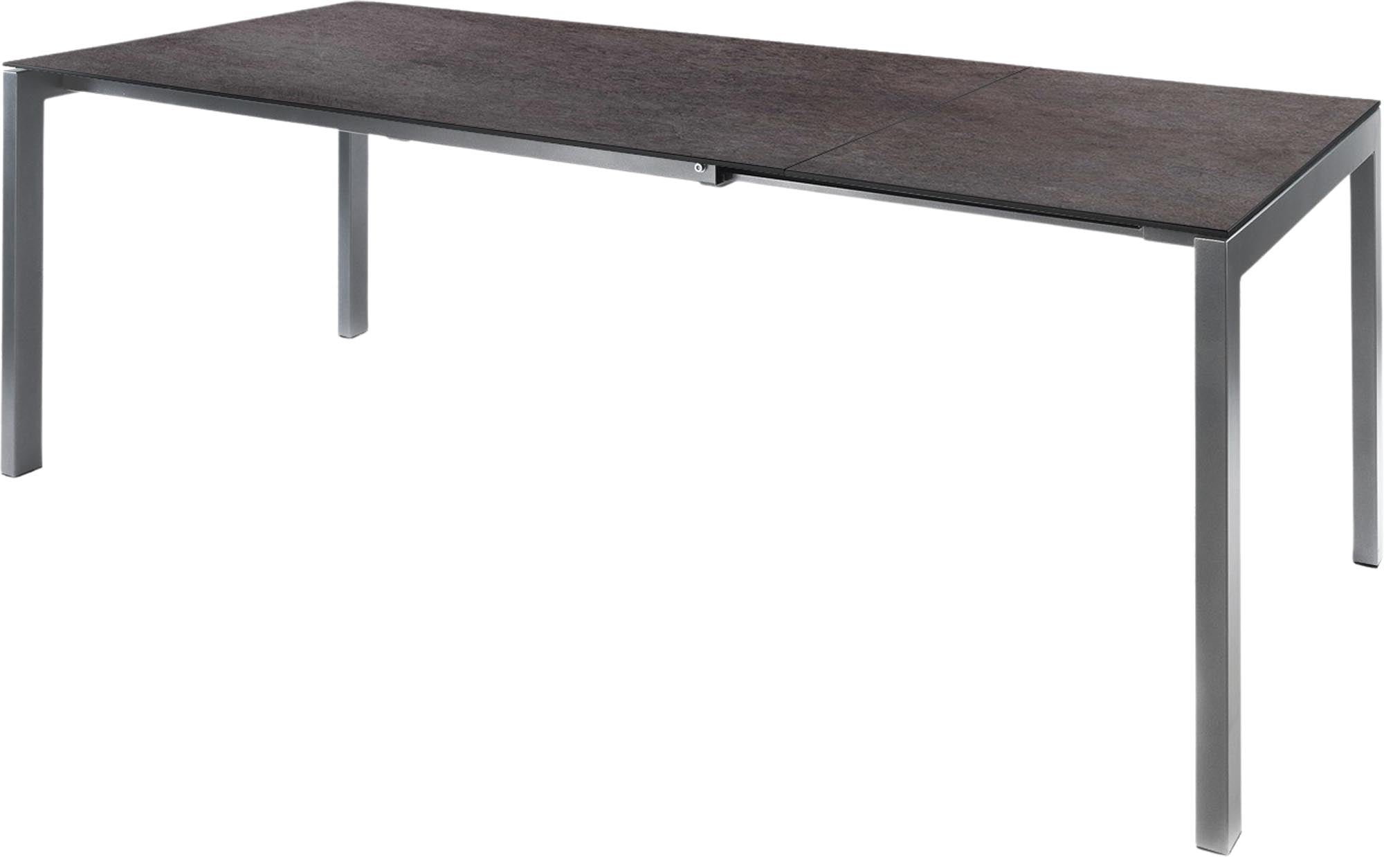 Luzern Glasfaser-Gartentisch 220/280x100 ausziehbar in Cooperfield präsentiert im Onlineshop von KAQTU Design AG. Gartentisch ist von Schaffner