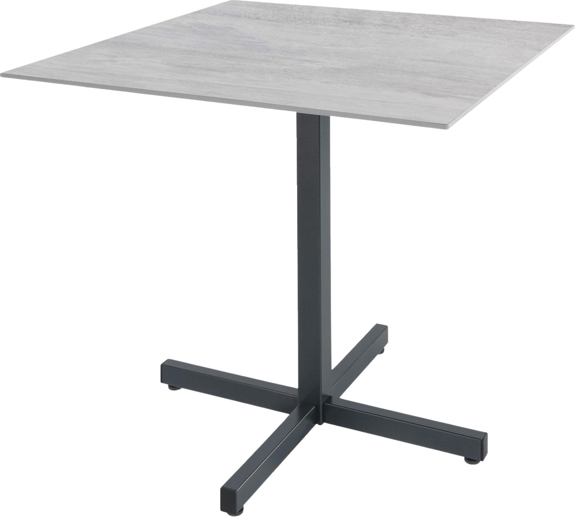 Robuster Fiberglastisch Basel 80x80 von Schaffner für Outdoor-Genuss.