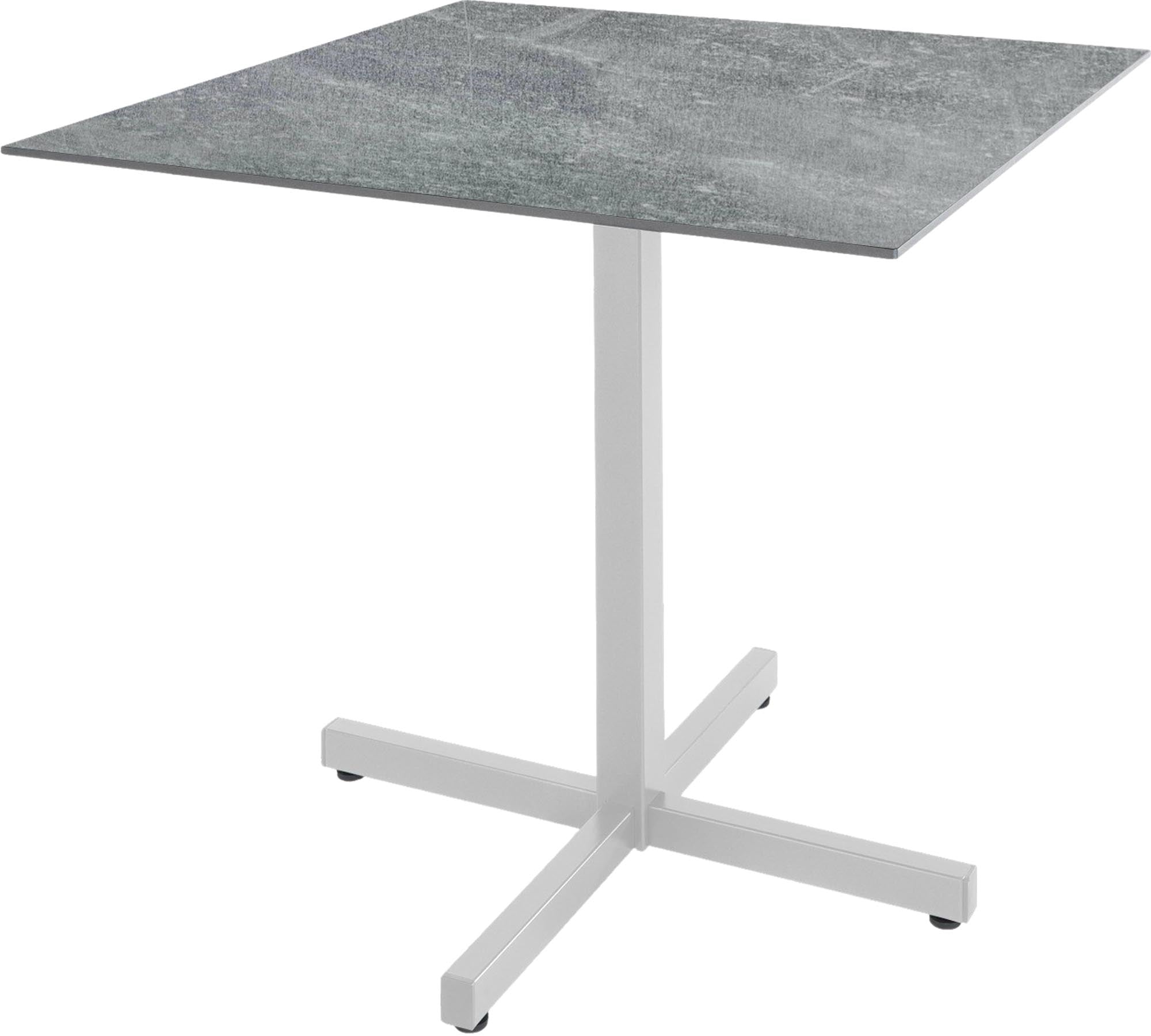 Moderner Fiberglastisch Basel 80 x 80 von Schaffner – ideal für stilvolle Außenbereiche und gemütliche Terrassen.