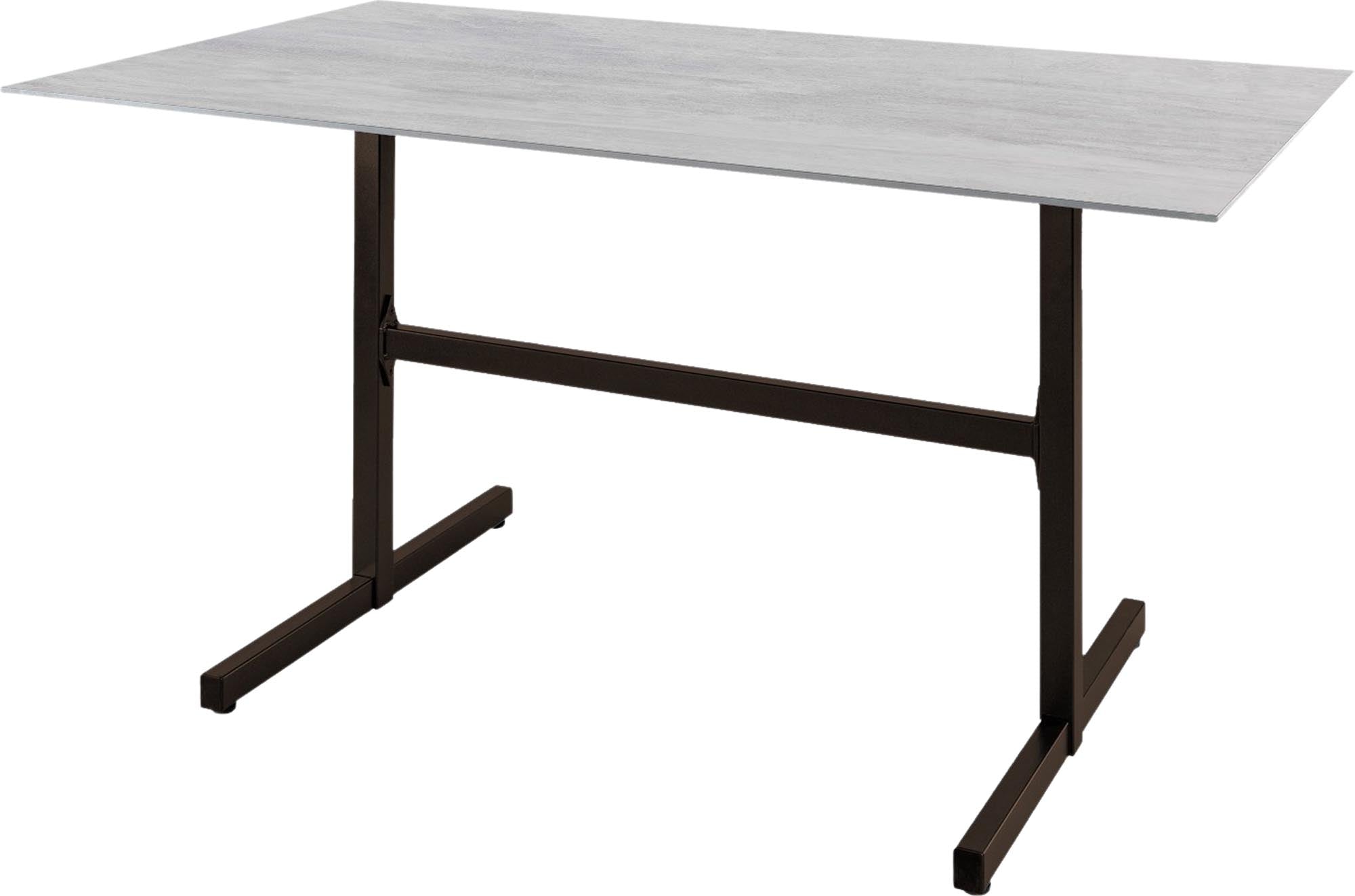 Eleganter Fiberglastisch Basel 120 x 80 von Schaffner – ideal für Garten und Balkon, vereint Funktionalität mit modernem Design.