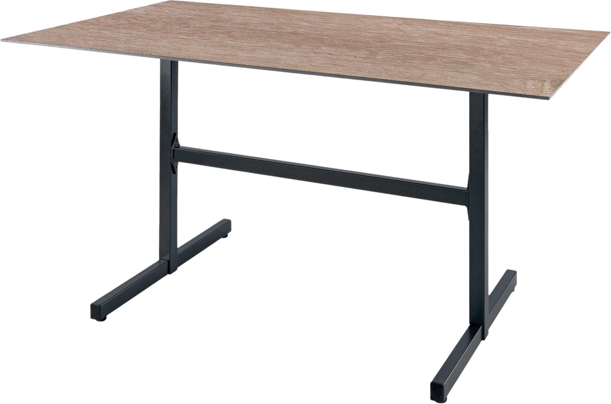 Luzern Glasfaser-Gartentisch 120x80 cm, klappbar, wetterfest, langlebig, elegantes Design, pflegeleicht, vielseitig für Garten, Balkon und Terrasse.