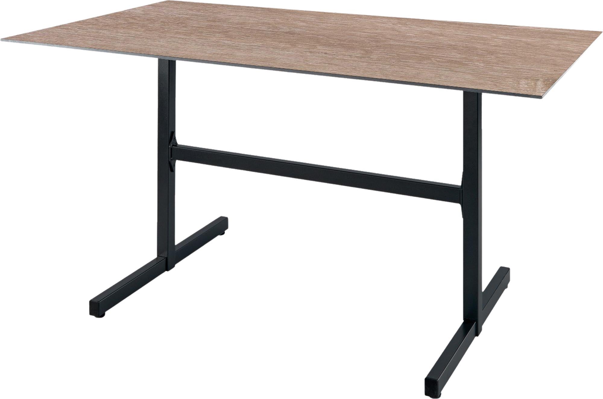 Hochwertiger, wetterfester Luzern Glasfaser-Gartentisch 120x80 cm, klappbar, robust, stilvoll, pflegeleicht und vielseitig für Garten, Balkon oder Terrasse.