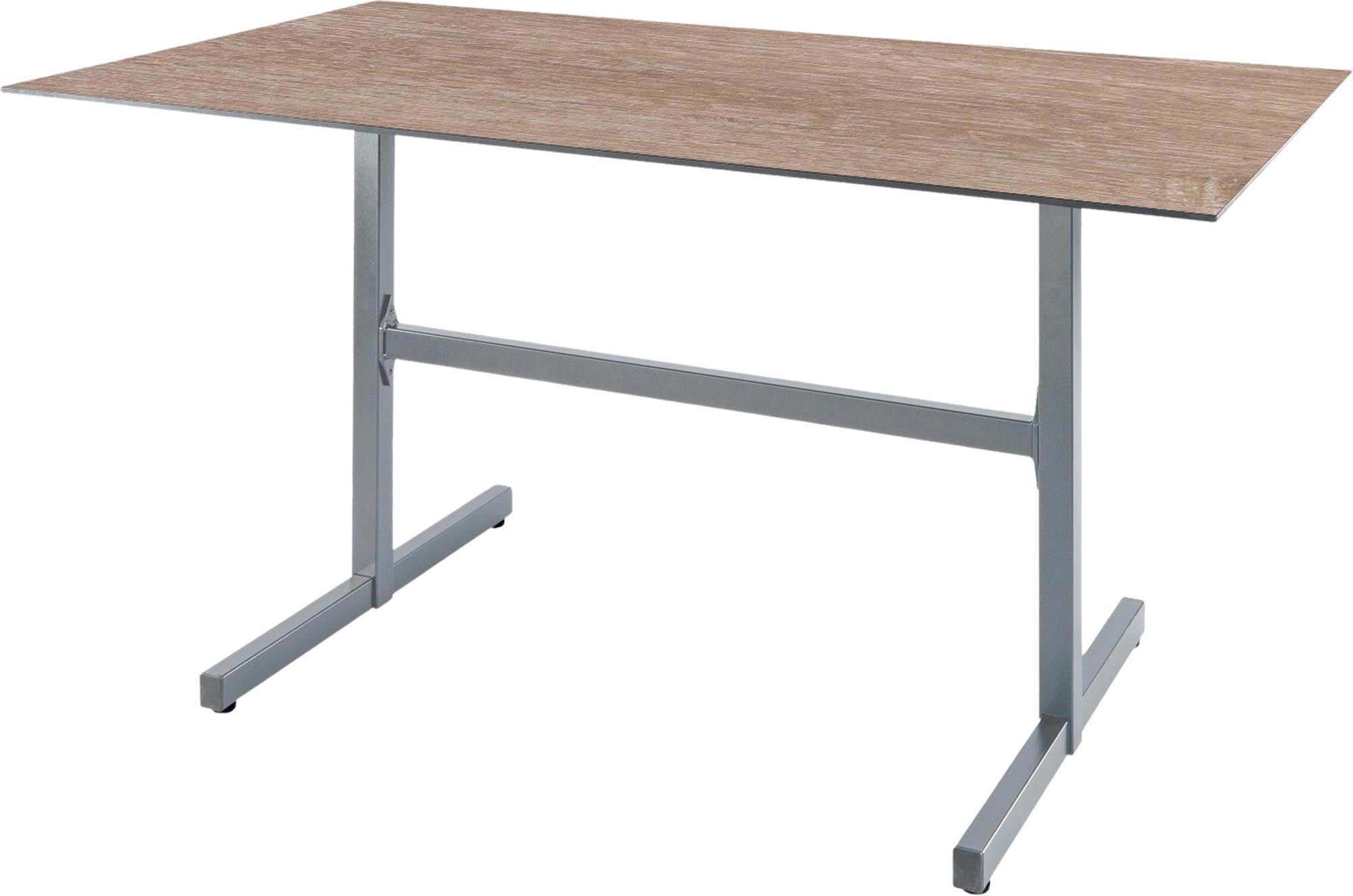 Moderner Fiberglastisch Basel 140 x 80 von Schaffner – perfekt für stilvolle Außenbereiche, bietet Langlebigkeit und ansprechendes Design.