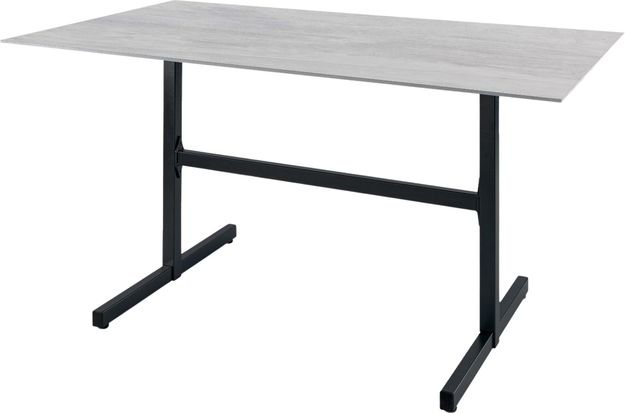 Luzern Glasfaser-Gartentisch Decor 160x90 klappbar in Stromboli hell präsentiert im Onlineshop von KAQTU Design AG. Gartentisch ist von Schaffner