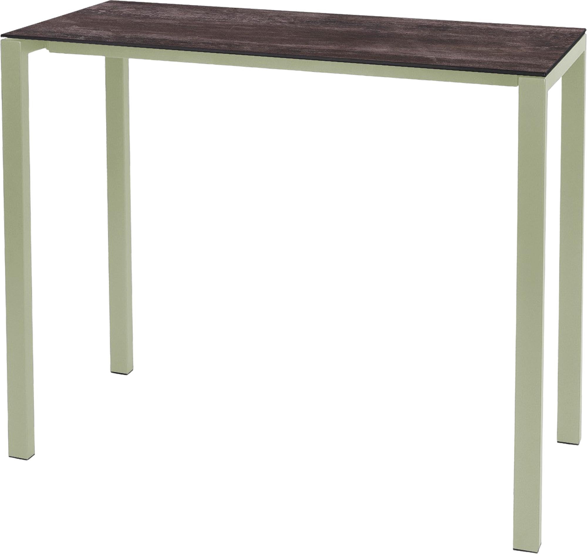 Luzern Glasfaser-Stehtisch Outdoor Decor 140x60 in Stromboli dunkel präsentiert im Onlineshop von KAQTU Design AG. Hochtisch Outdoor ist von Schaffner