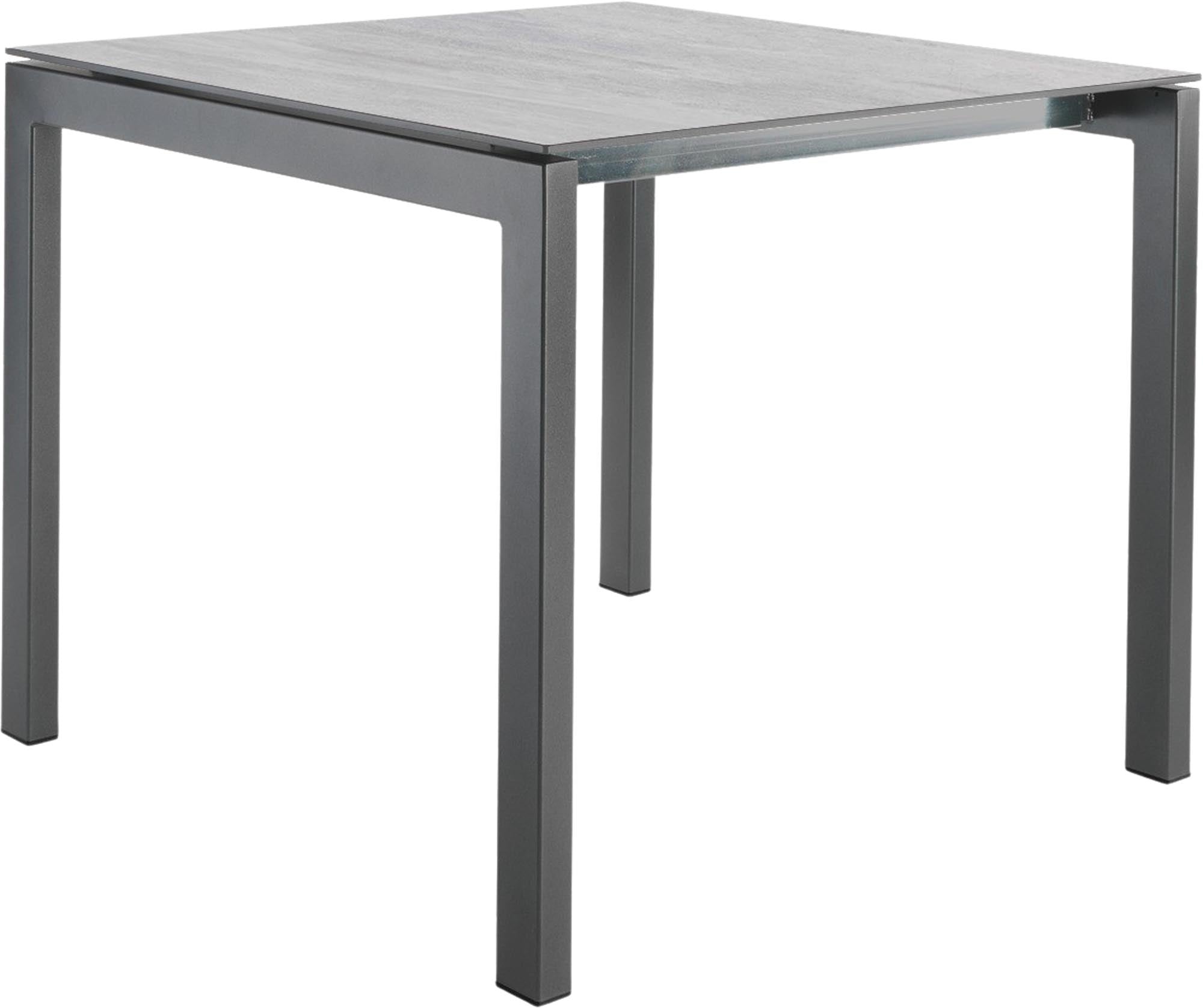 Luzern Glasfaser-Gartentisch Decor 80x80 in Stromboli hell präsentiert im Onlineshop von KAQTU Design AG. Gartentisch ist von Schaffner