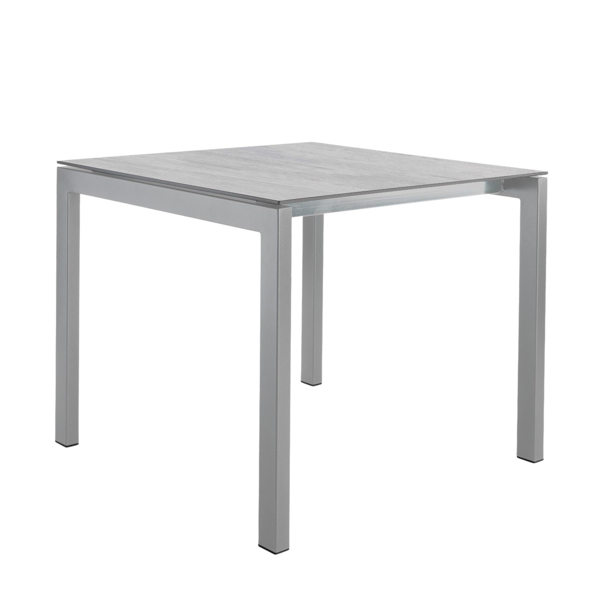 Luzern Glasfaser-Gartentisch Decor 80x80 in Stromboli hell präsentiert im Onlineshop von KAQTU Design AG. Gartentisch ist von Schaffner